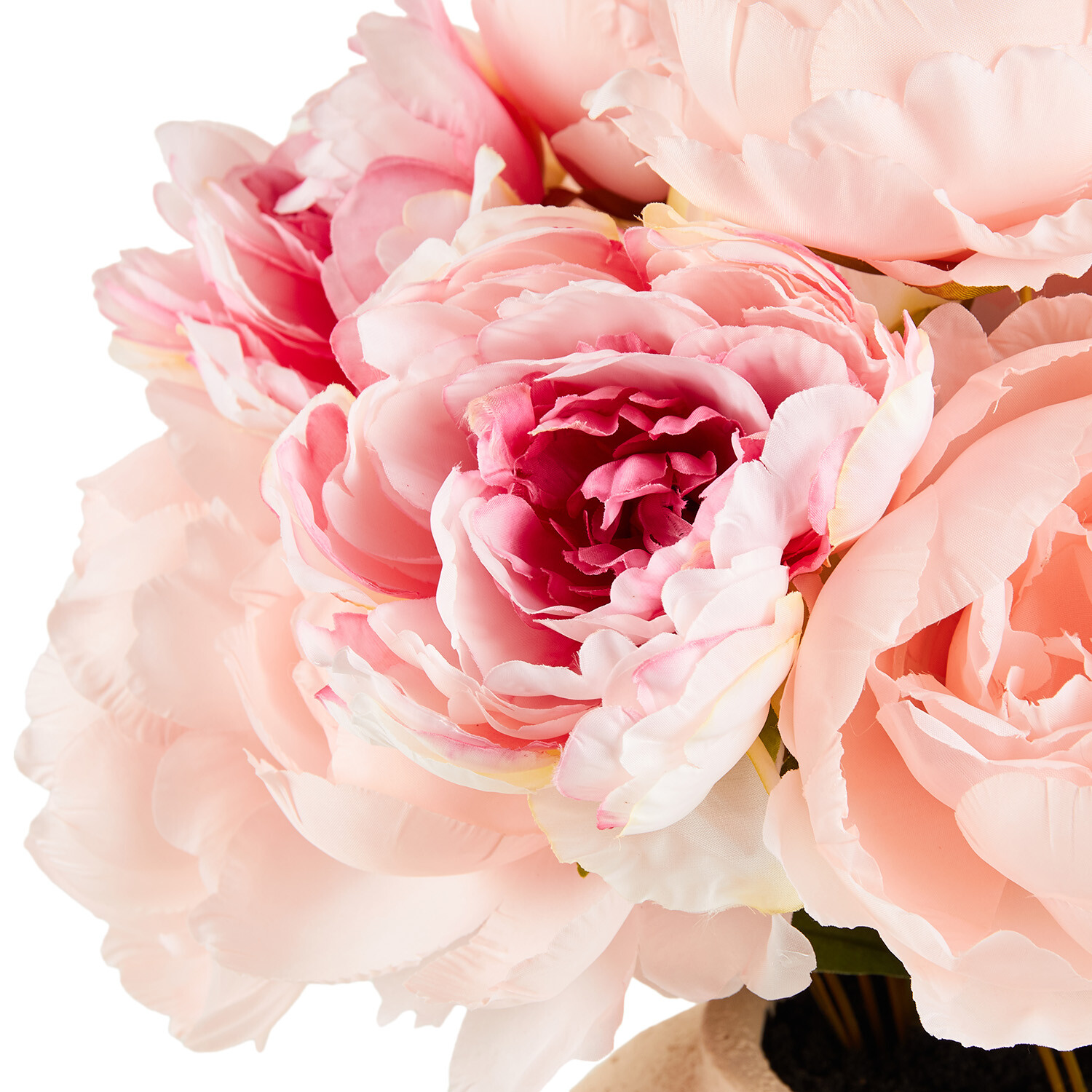 Peony Large Vase Arrangement - Soft Pink or Cream Image 2