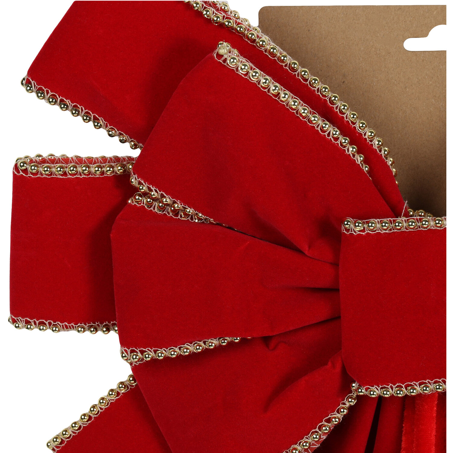 Red Jingle Bell Bow - Red Image 3