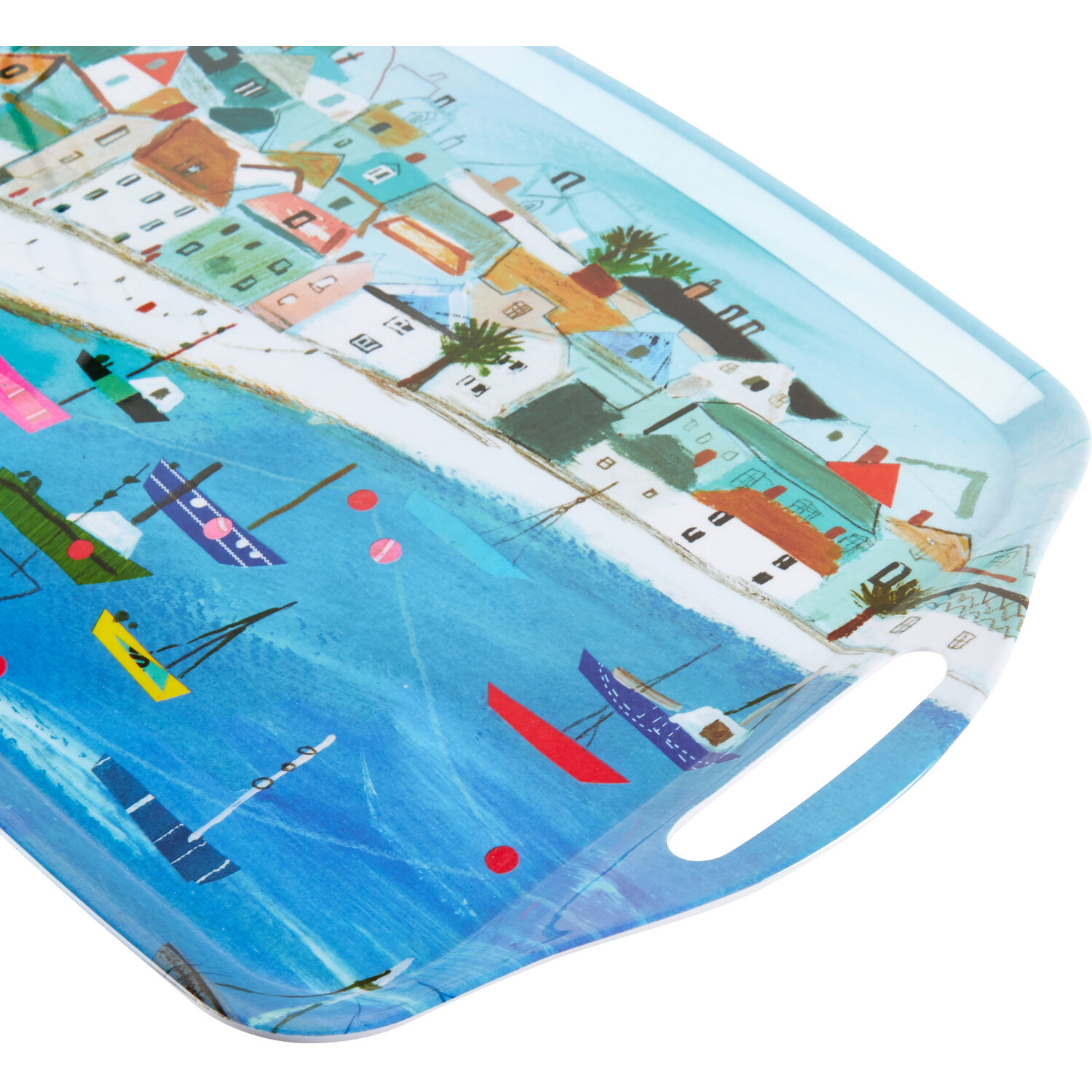 St Ives Tray - Blue / Large Tray Image 3