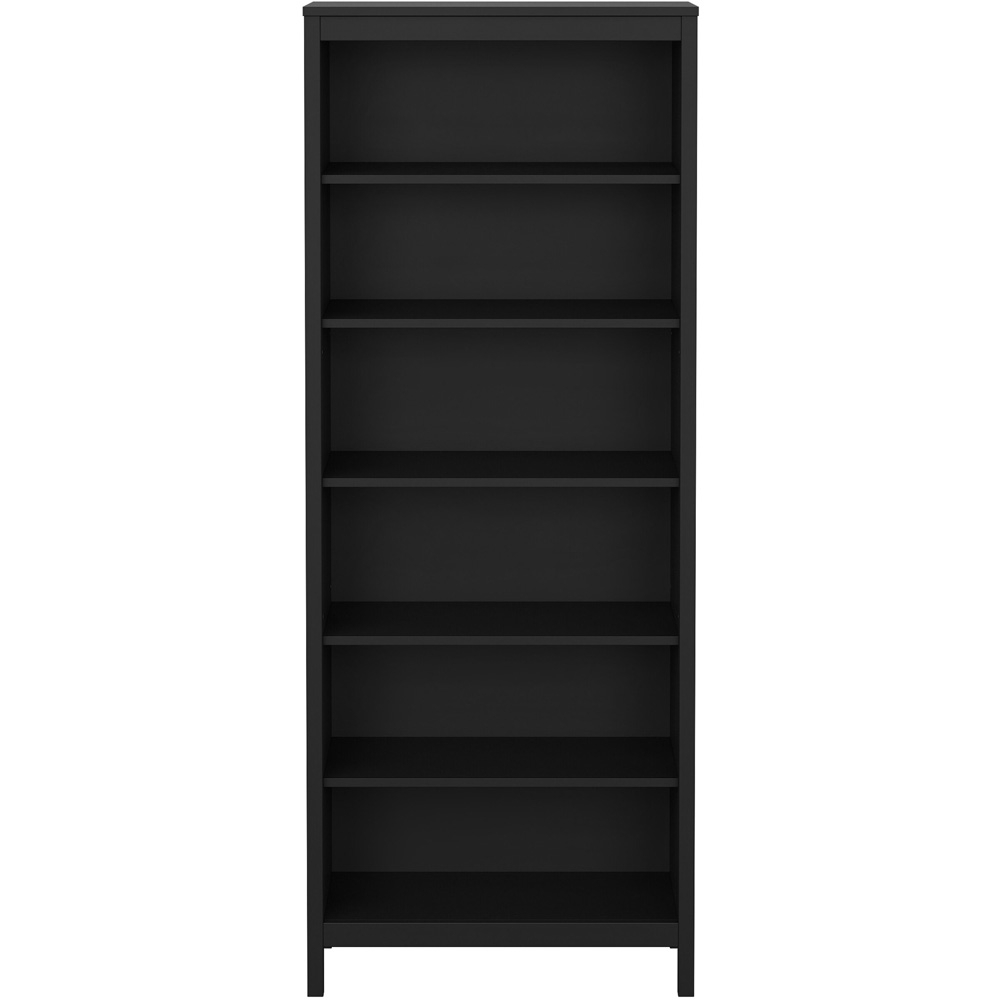 Furniture To Go Madrid Black 6 Shelf Bookcase Image 2