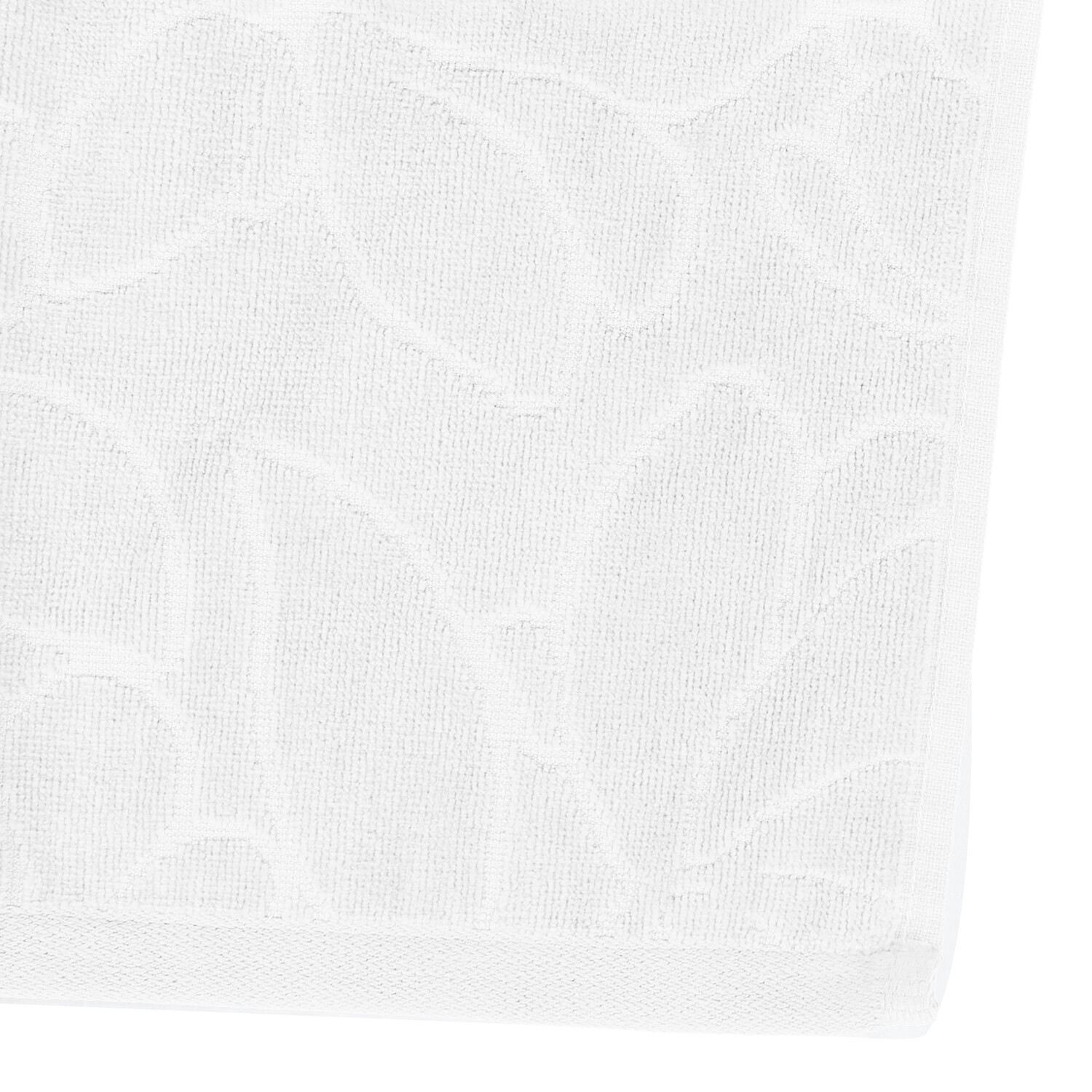 Garden Wisper Hand Towel - White Image 3