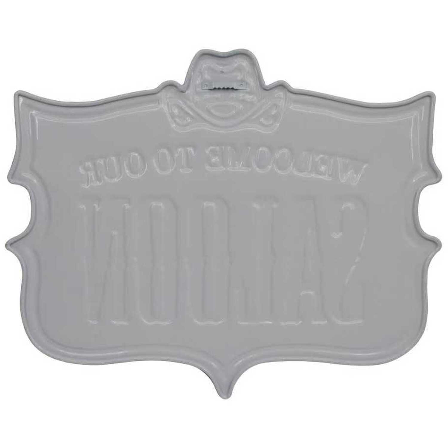 Saloon Metal Sign Brown Image 4