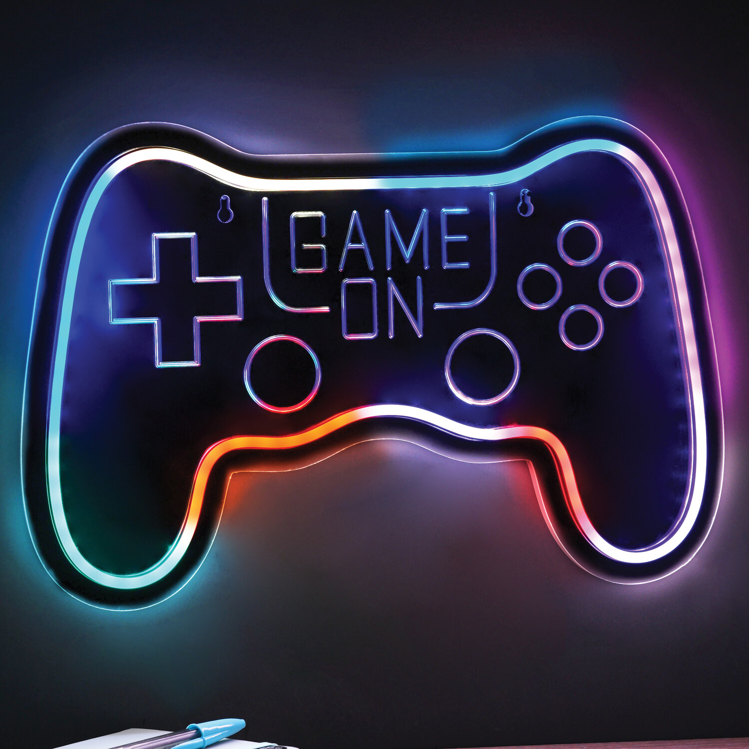 Gamer Mirror LED Neon Light - Multicolour Image 4