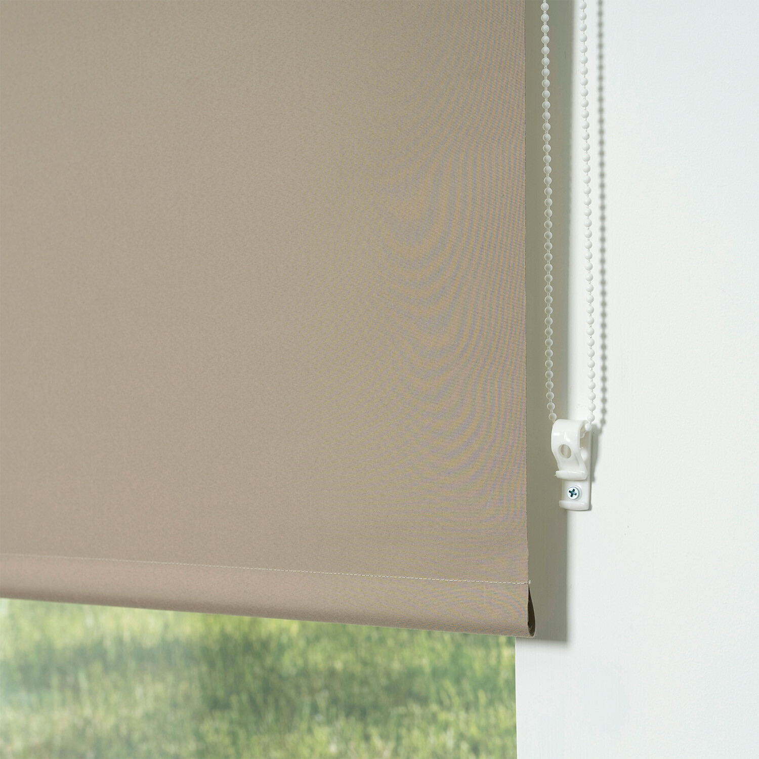 Divante Plain Blackout Roller Blind - Desert Taupe / 90cm Image 3