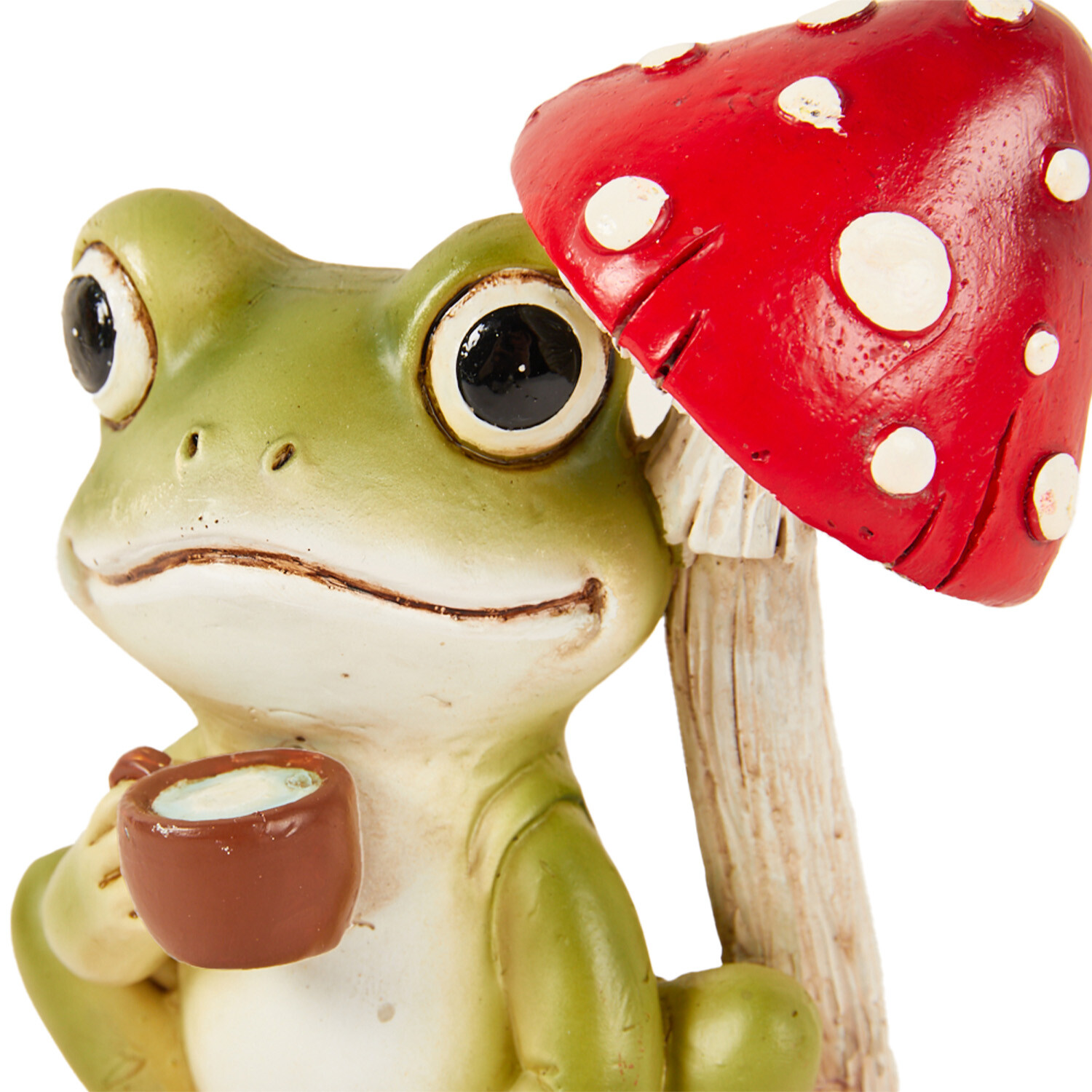 Cup of Tea Frog - Green and Red Image 4