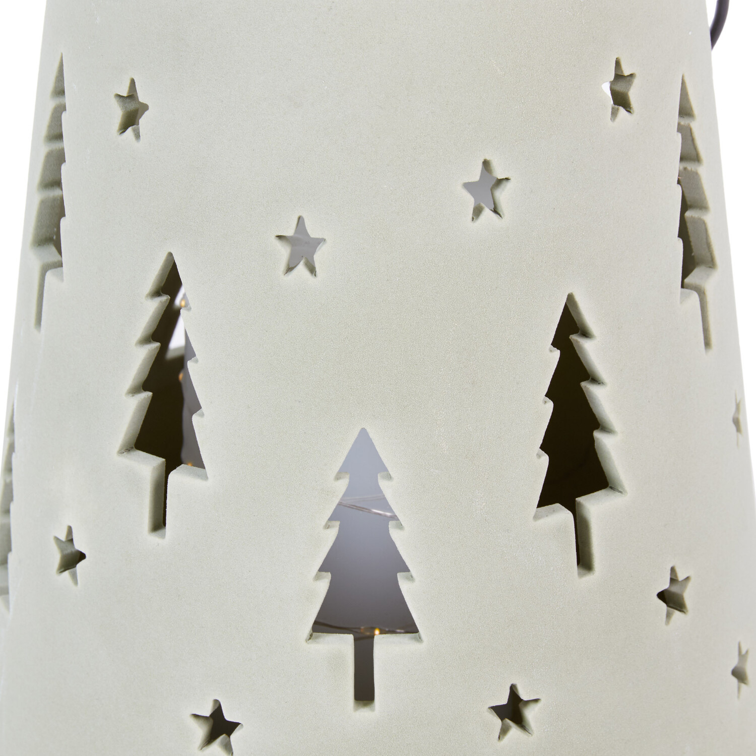 Ceramic Forest Lantern - Frosted Green Image 2