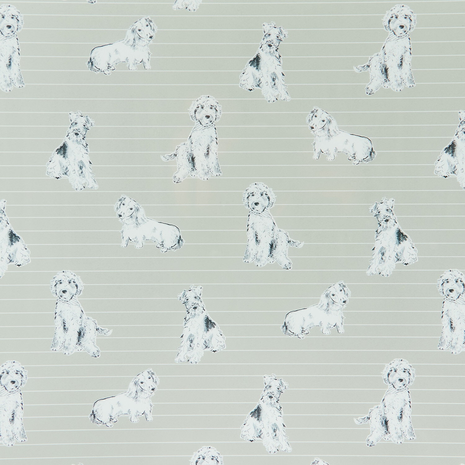 Waggy Tails Glass Worktop Saver Greige Image 3