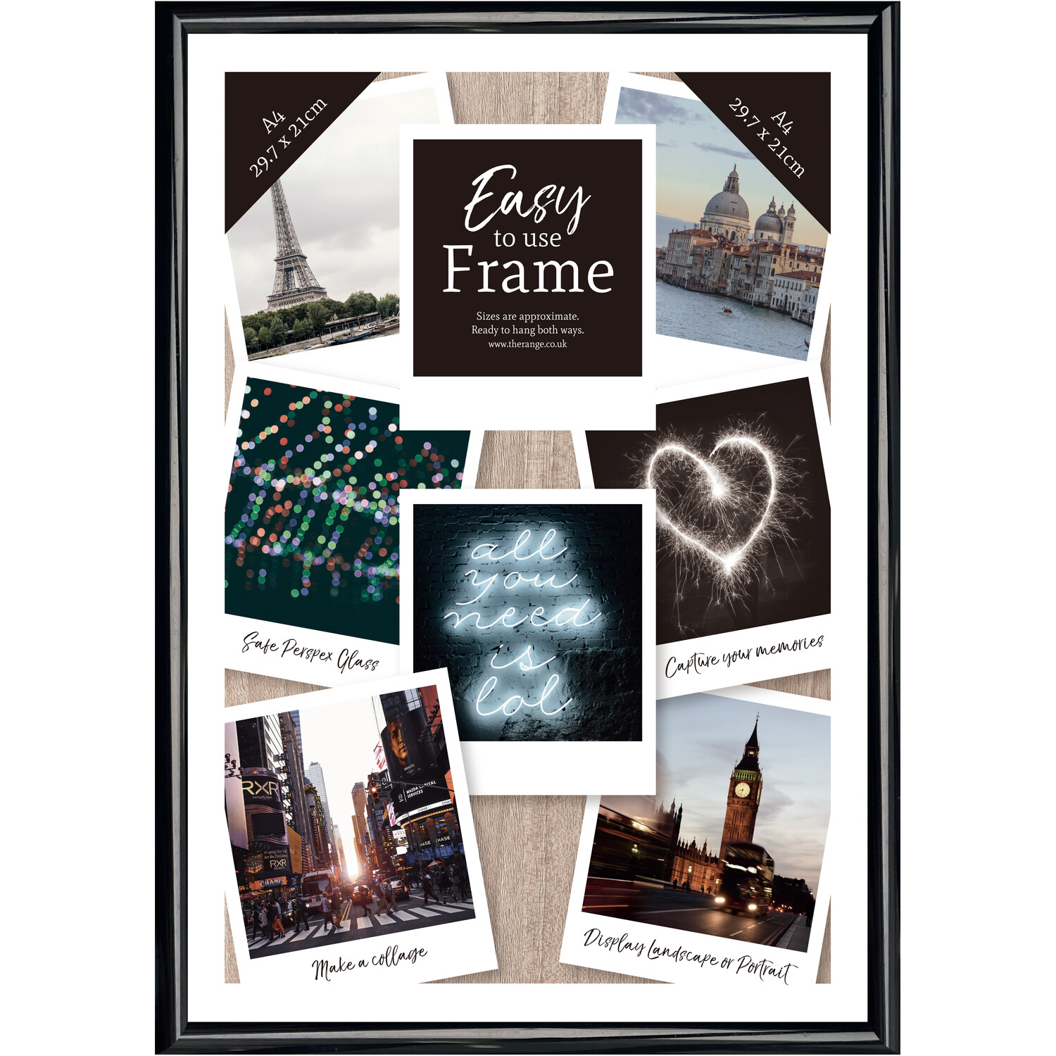 Easy Poster Frame - Black / A4 Image 5