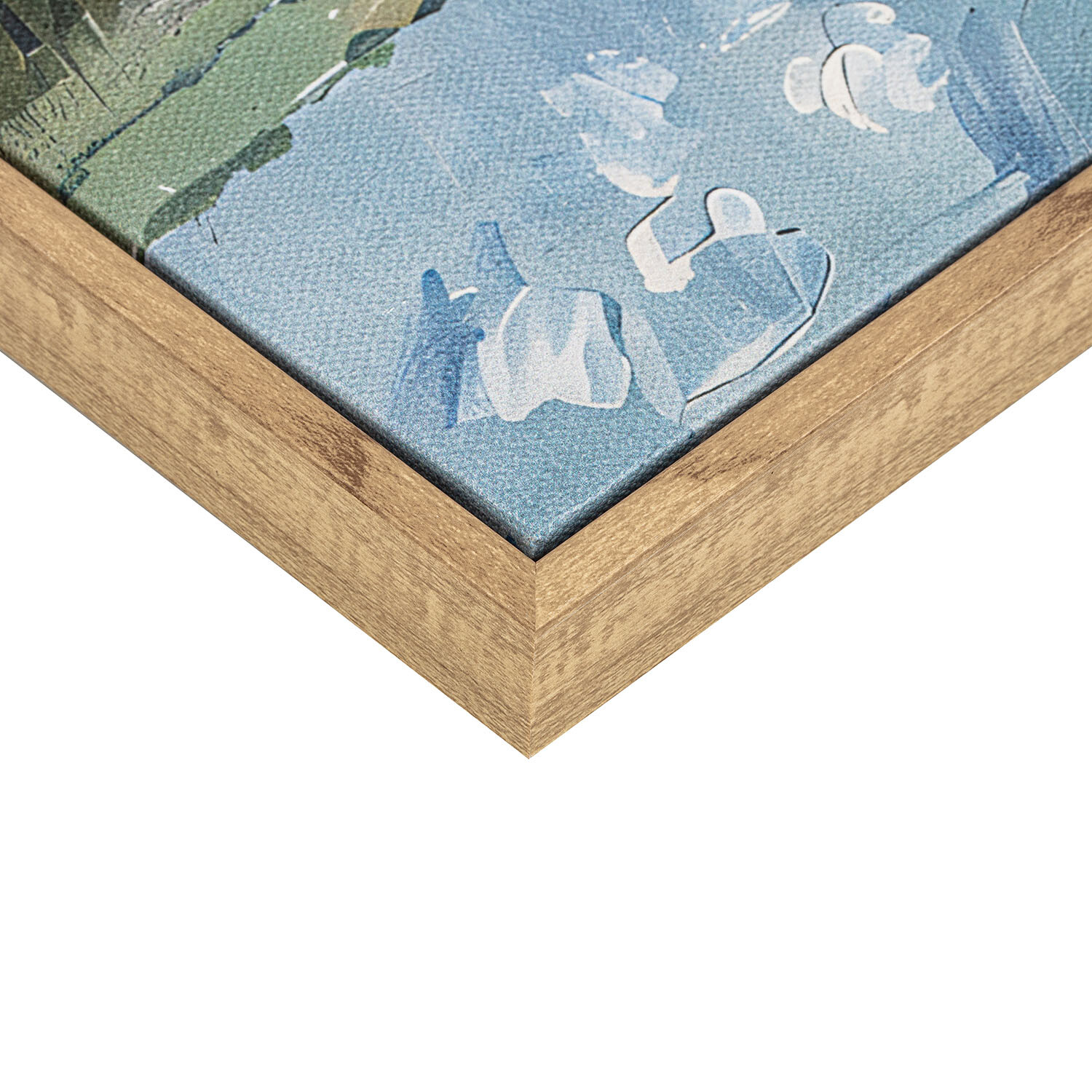 Coastal Retreat Floral Framed Canvas - Multicolour Image 4