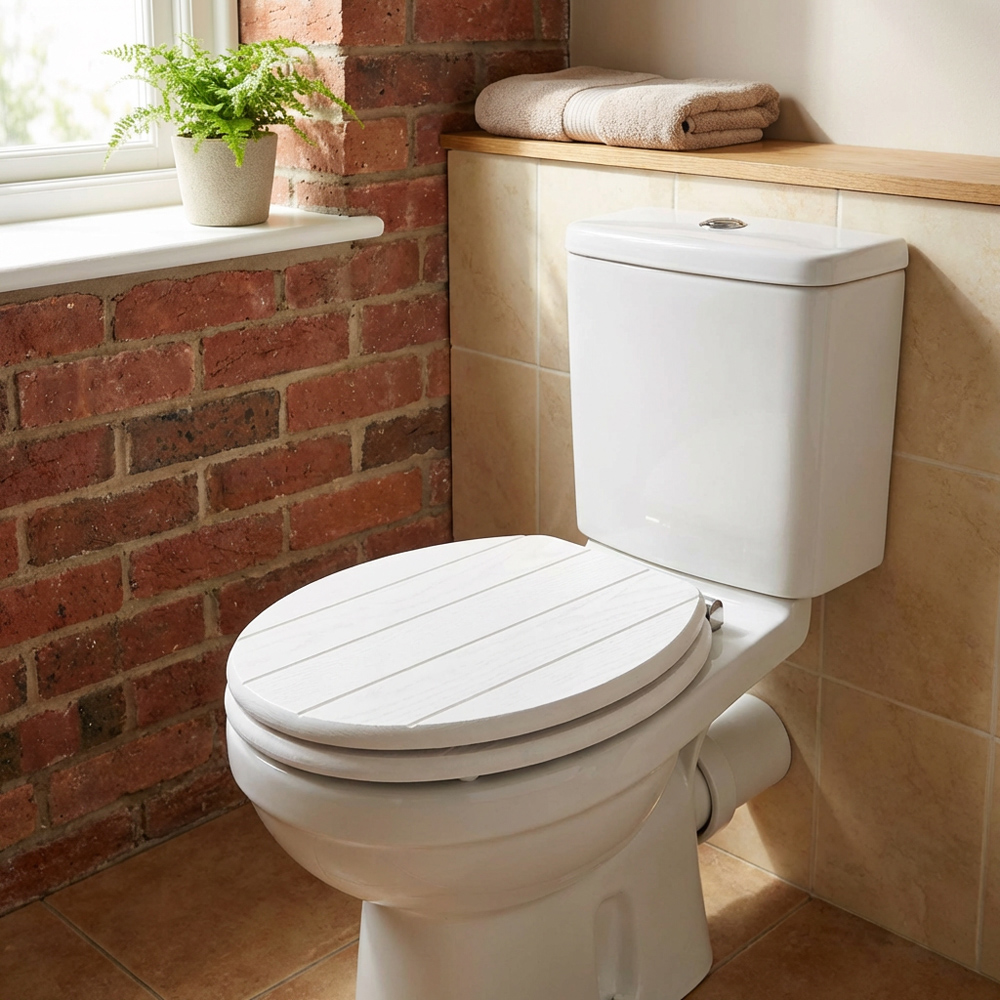 Kingsbury Toilet Seat - White Image 5