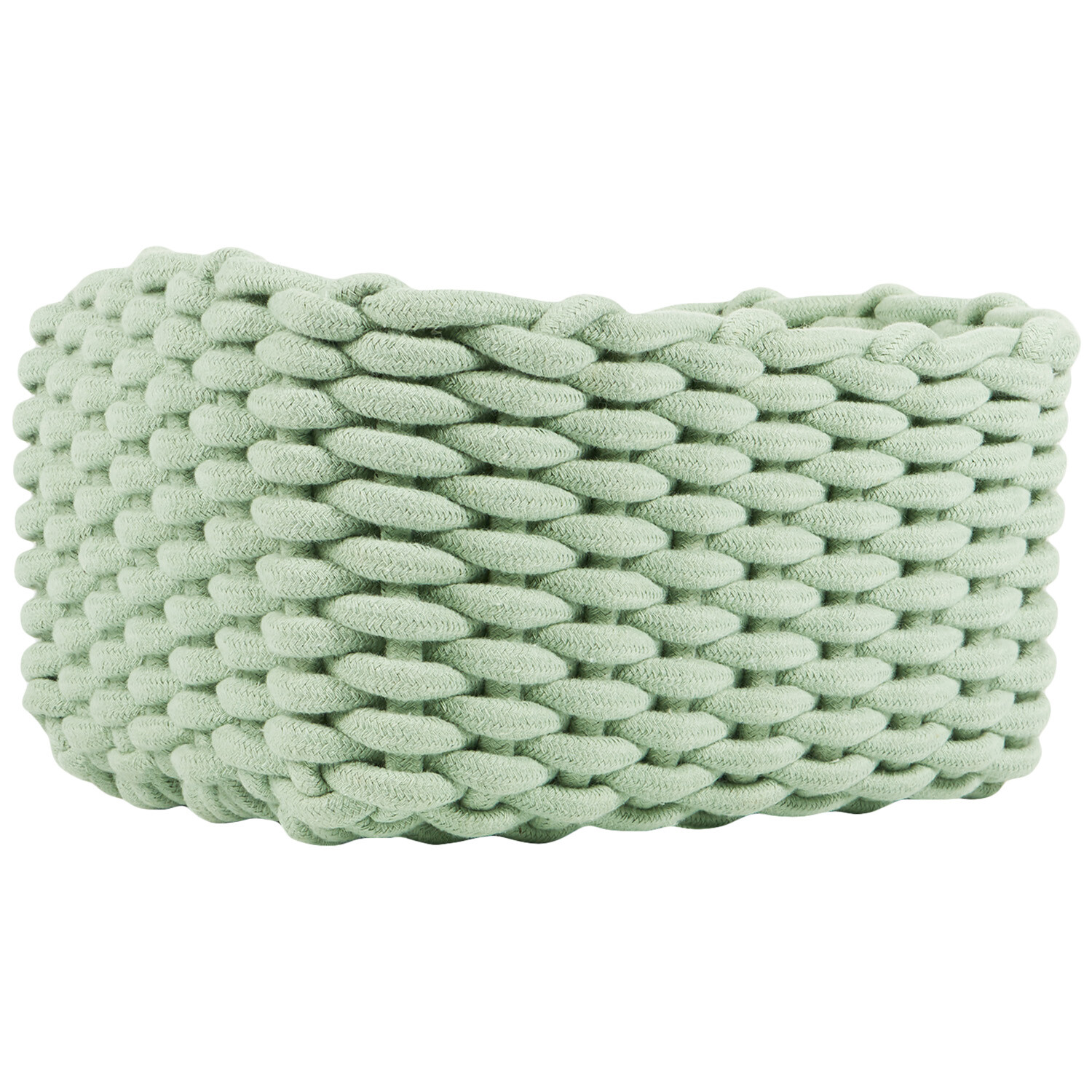 Set of 3 Rope Storage Baskets - Sage Image 2