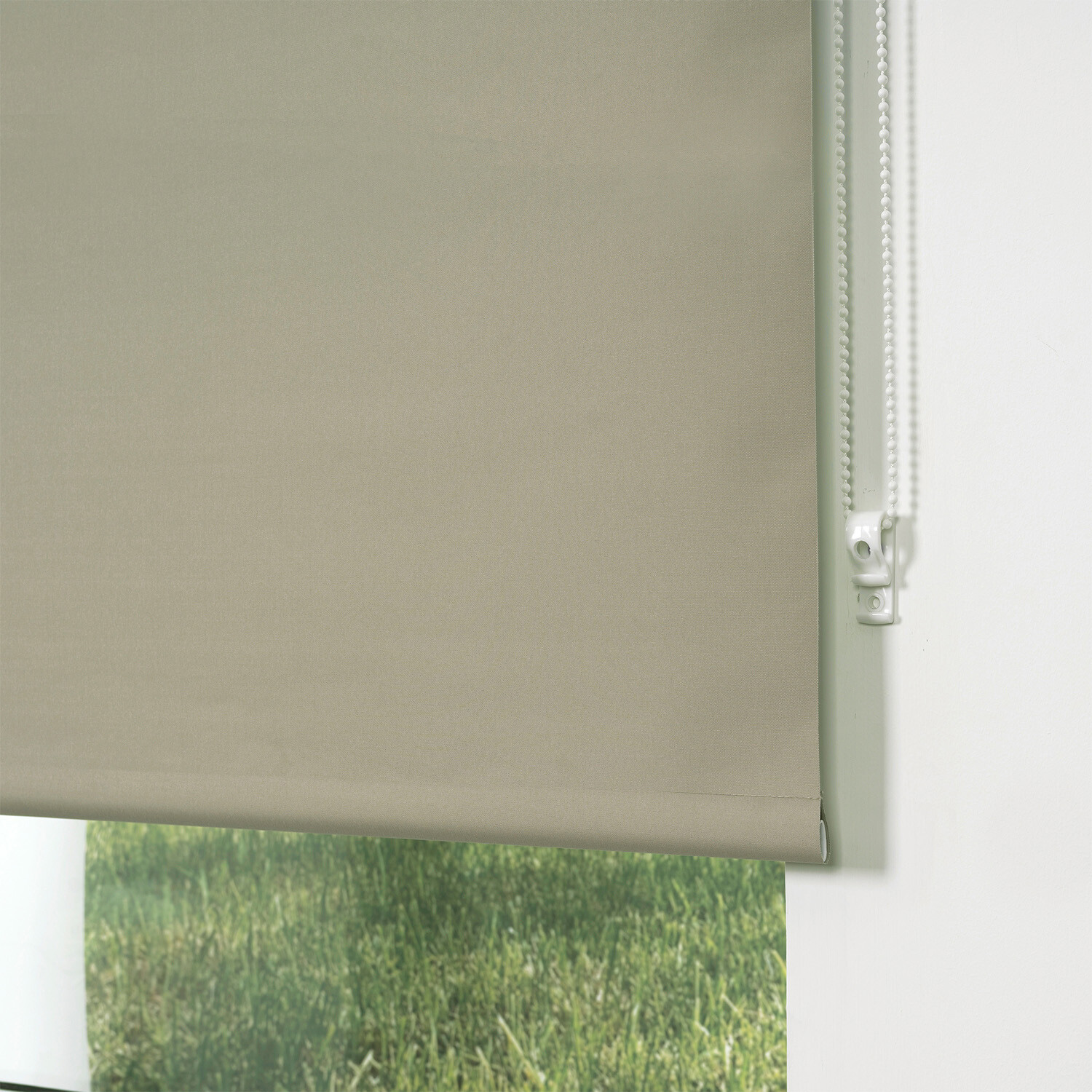 Divante Plain Blackout Roller Blind - Fawn / 180cm Image 3