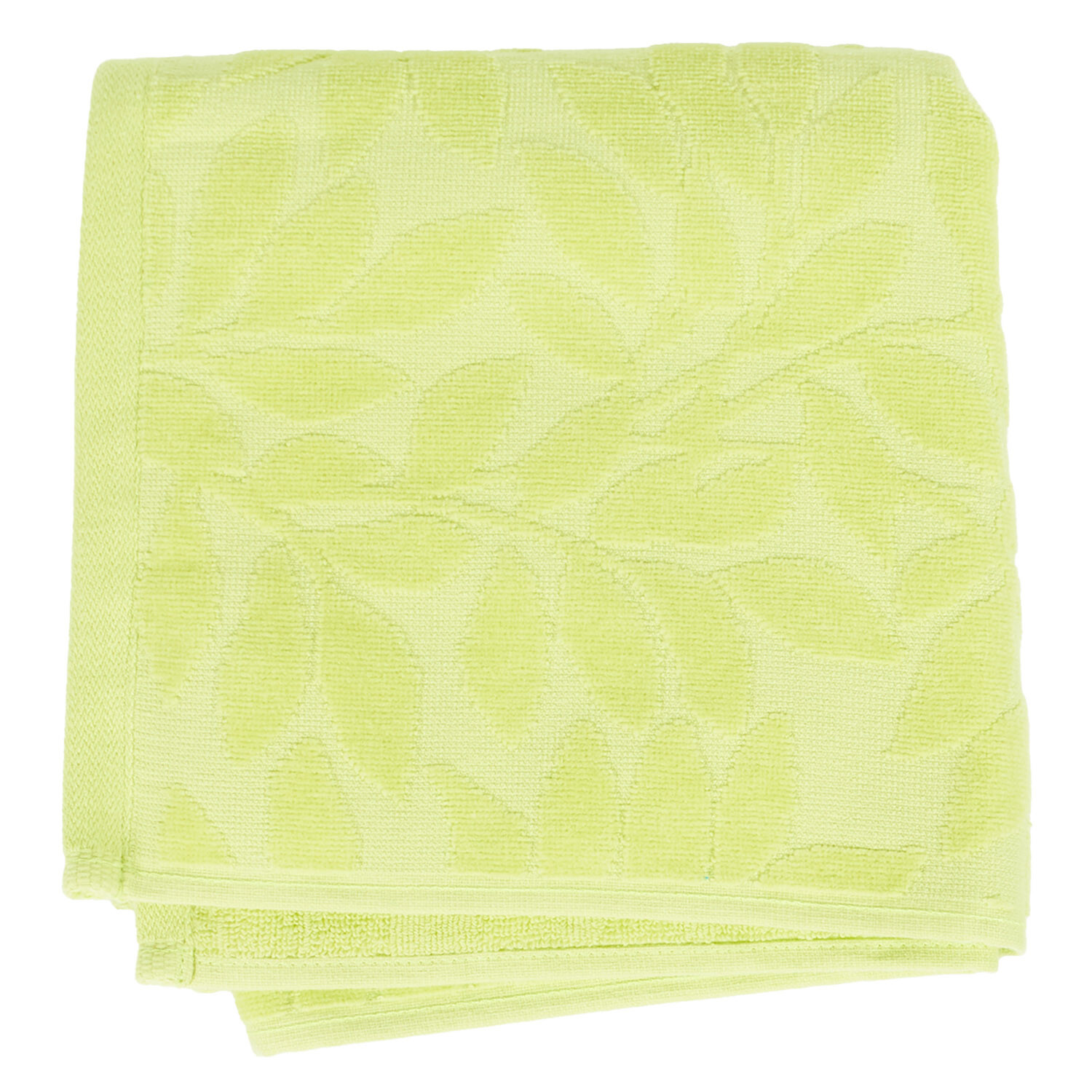 Leaf Hand Towel Green Image 3