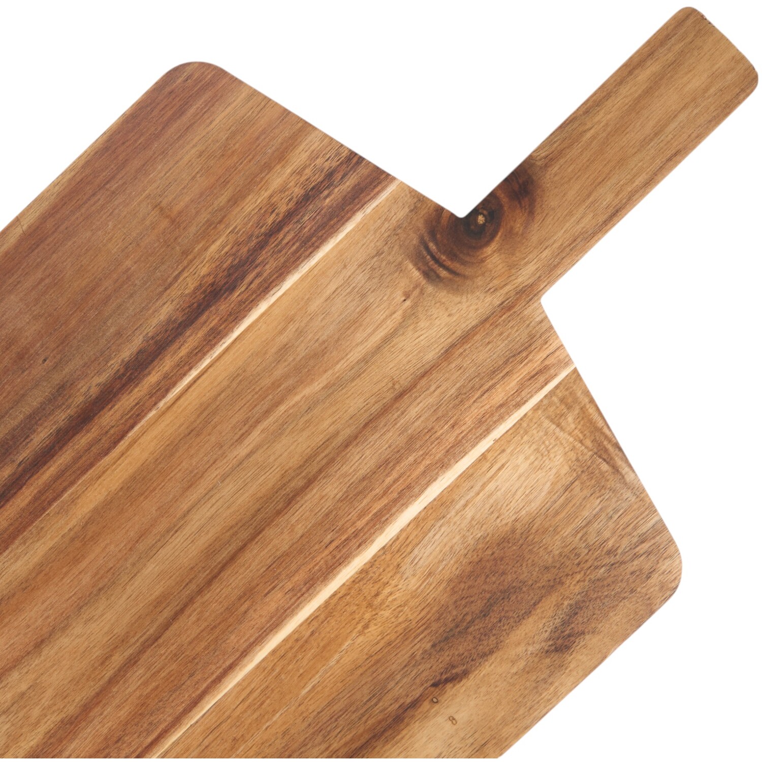 Acacia Handled Serving and Chopping Board Natural Image 4