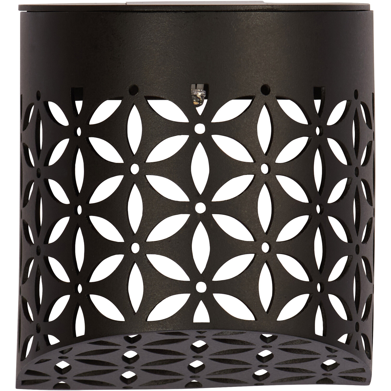 Charleston Solar Wall Light - Black Image 2