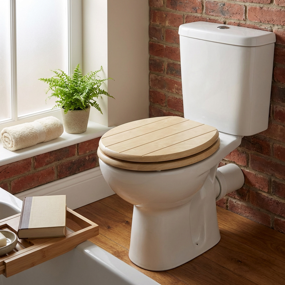 Rhodes Natural Toilet Seat Image 4