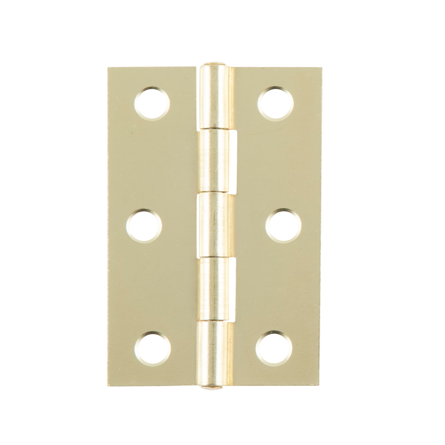 Hiatt 8cm Brassed Steel Butt Hinge 2 Pack Image 2