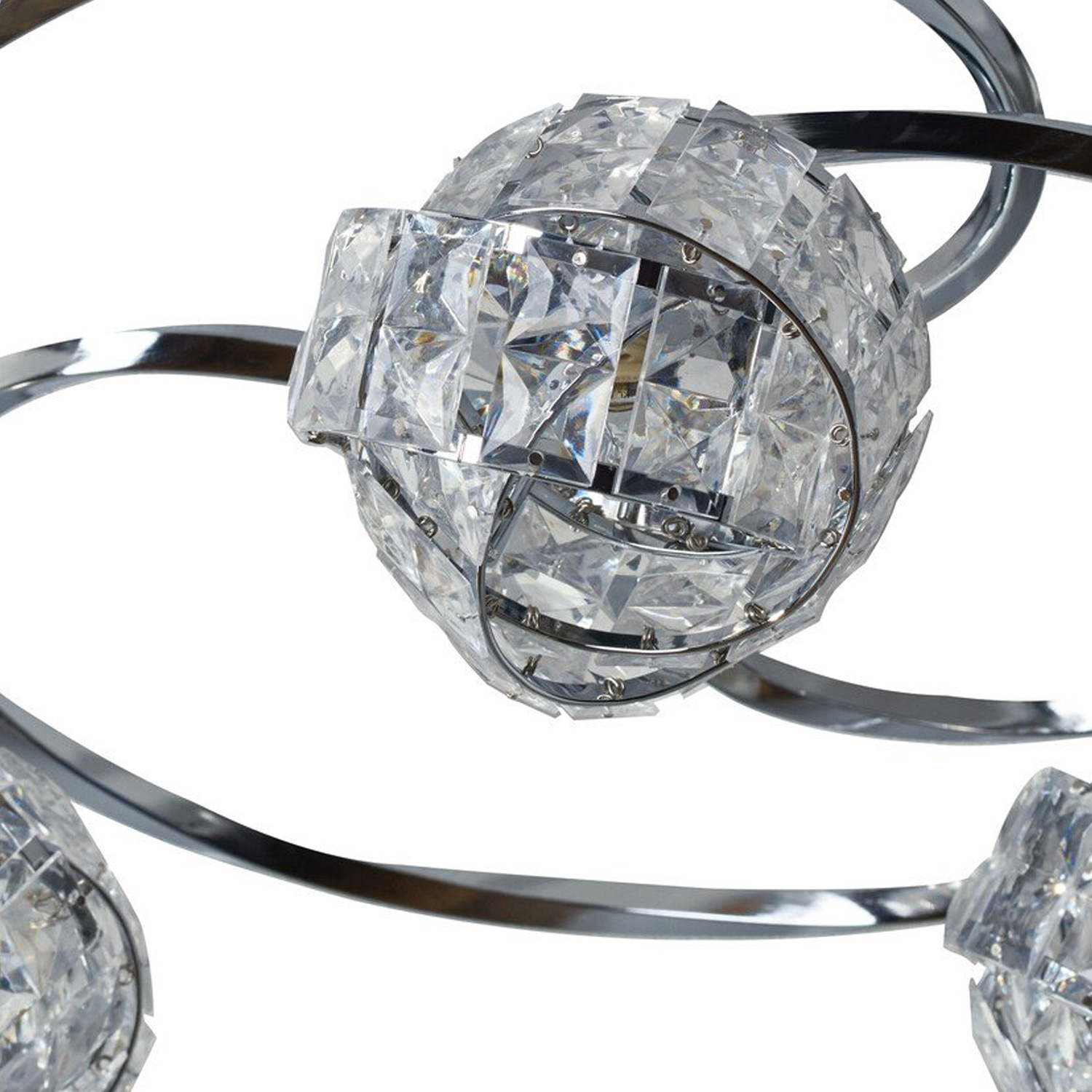 Jewel Twisted 3 Light Ceiling Fitting Image 5