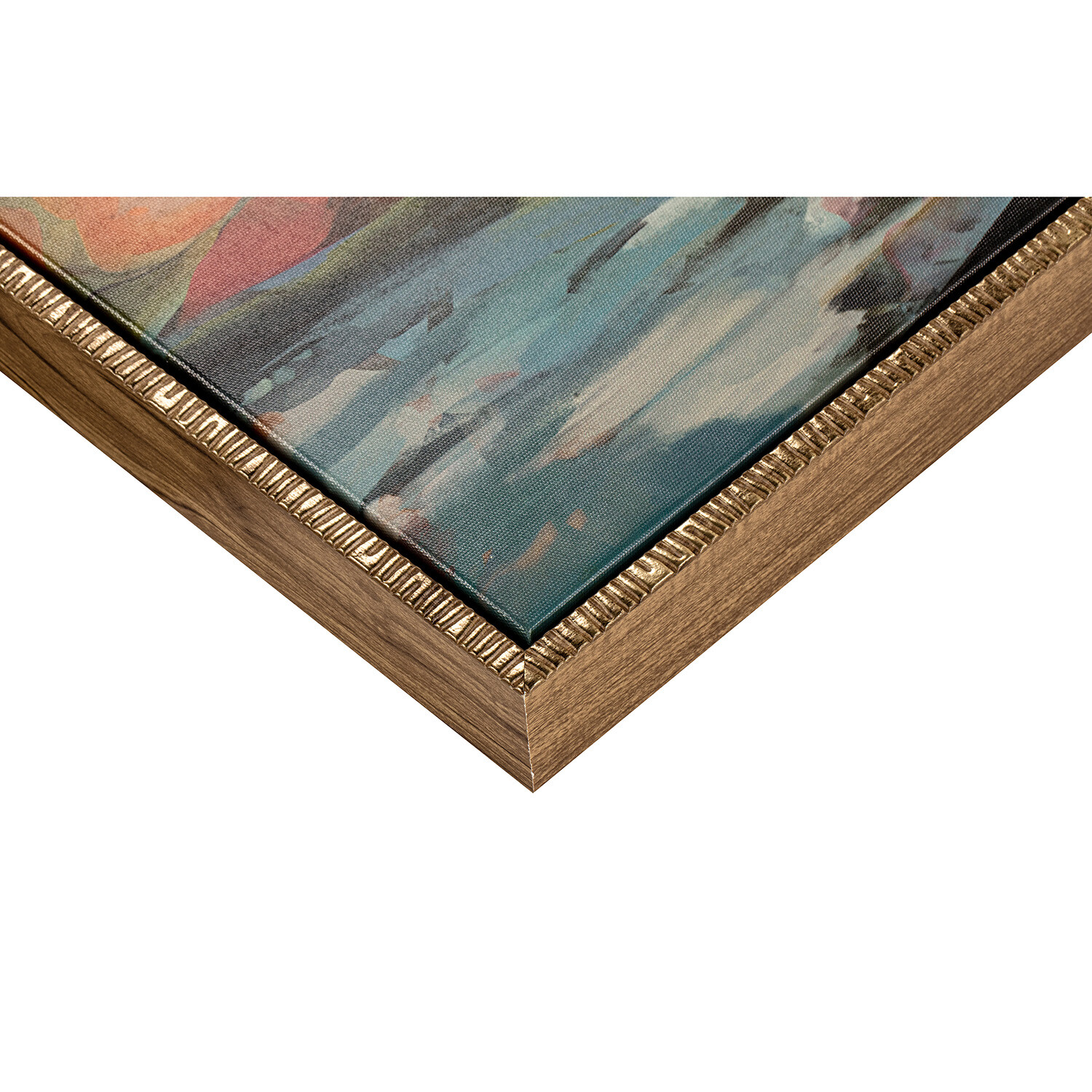 Floral Adorned Lady Foiled Framed Art Image 3