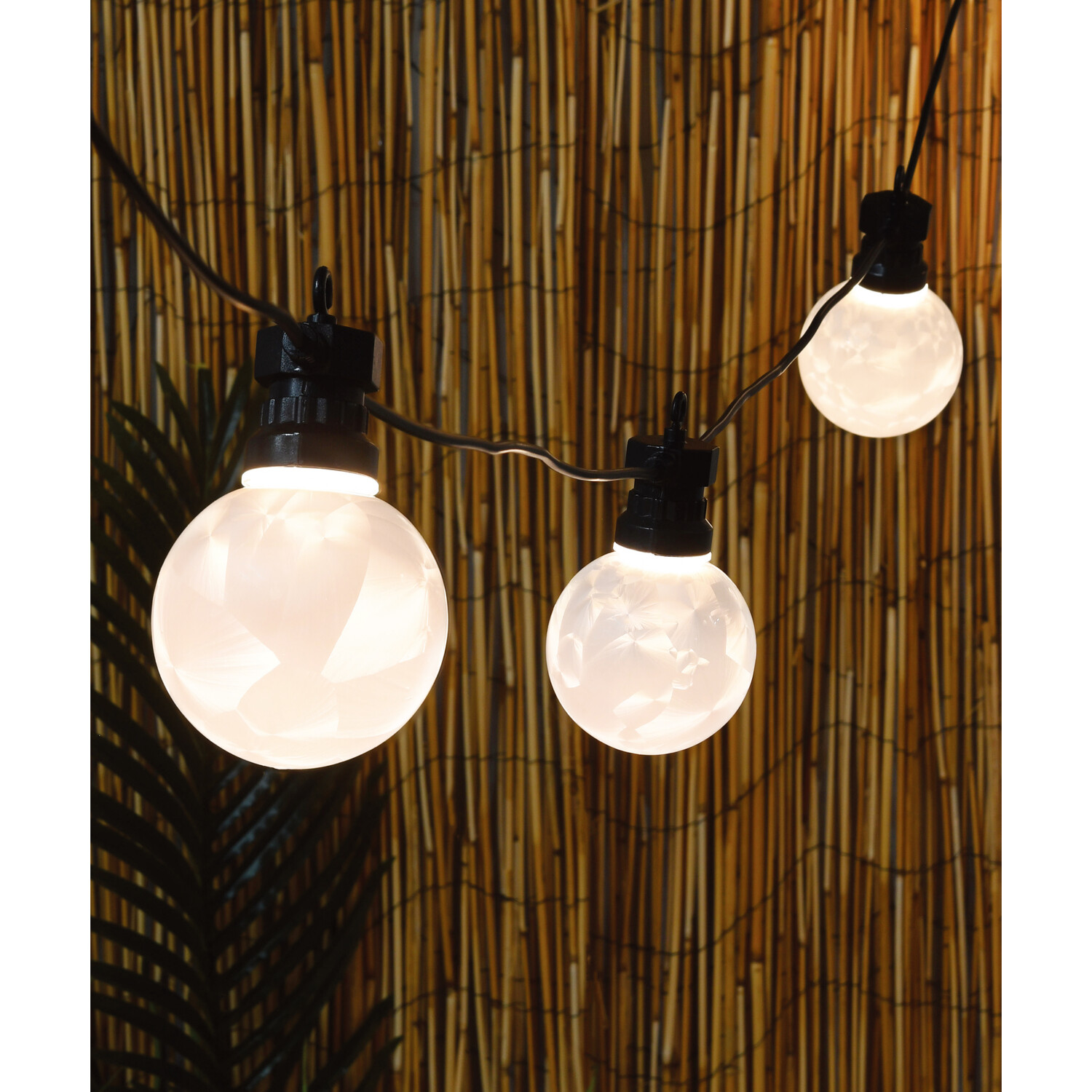 Marble Effect Indoor and Outdoor String Light - Black Image 5