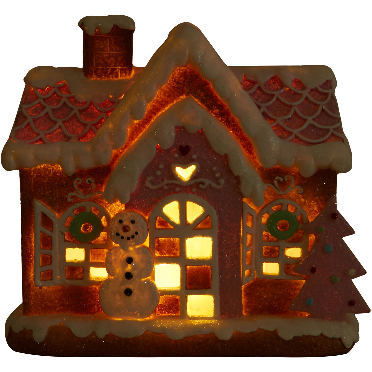 LED Christmas Cookie Gingerbread House - Multicolour Image 4