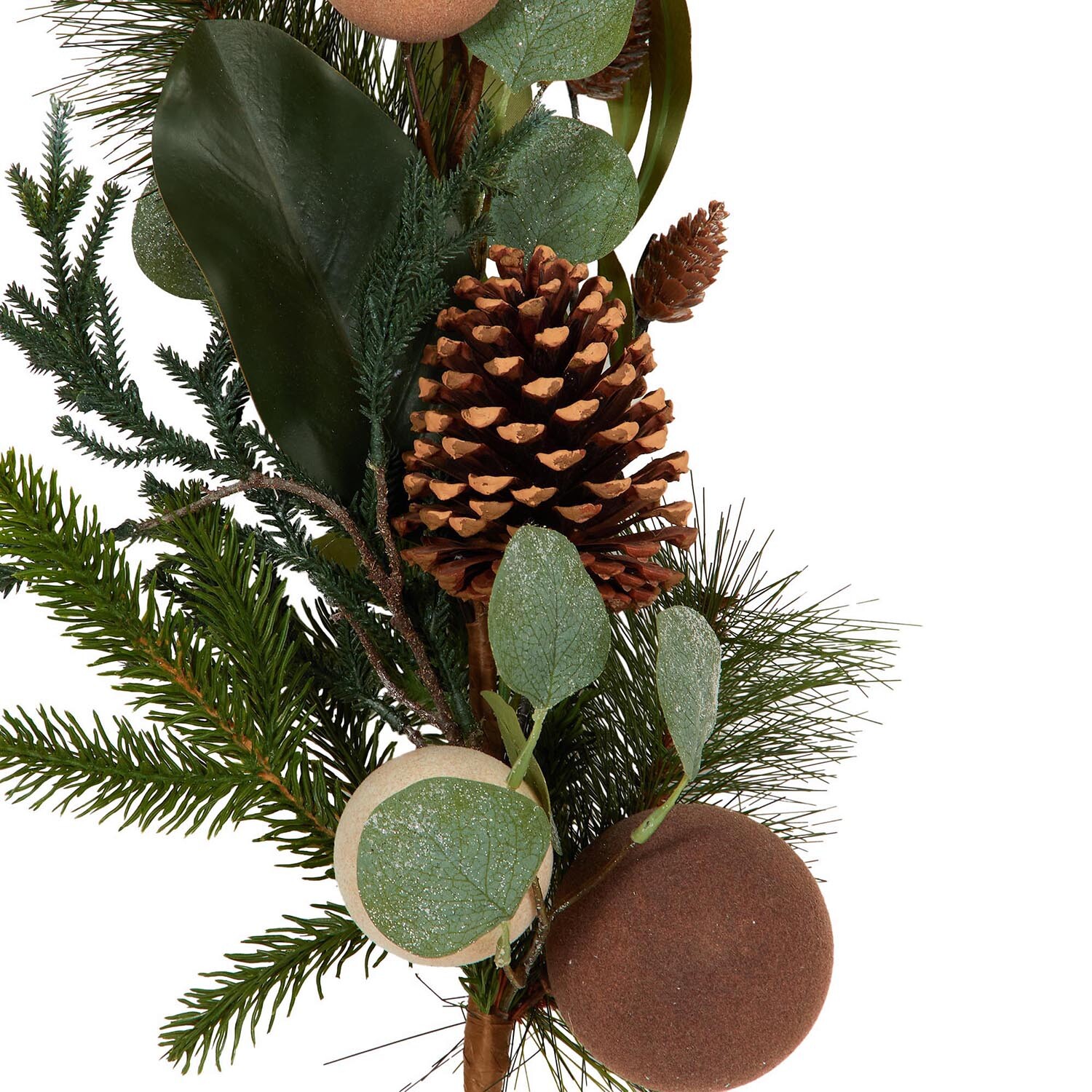 Natural Bauble Pick - Green & Brown Image 3