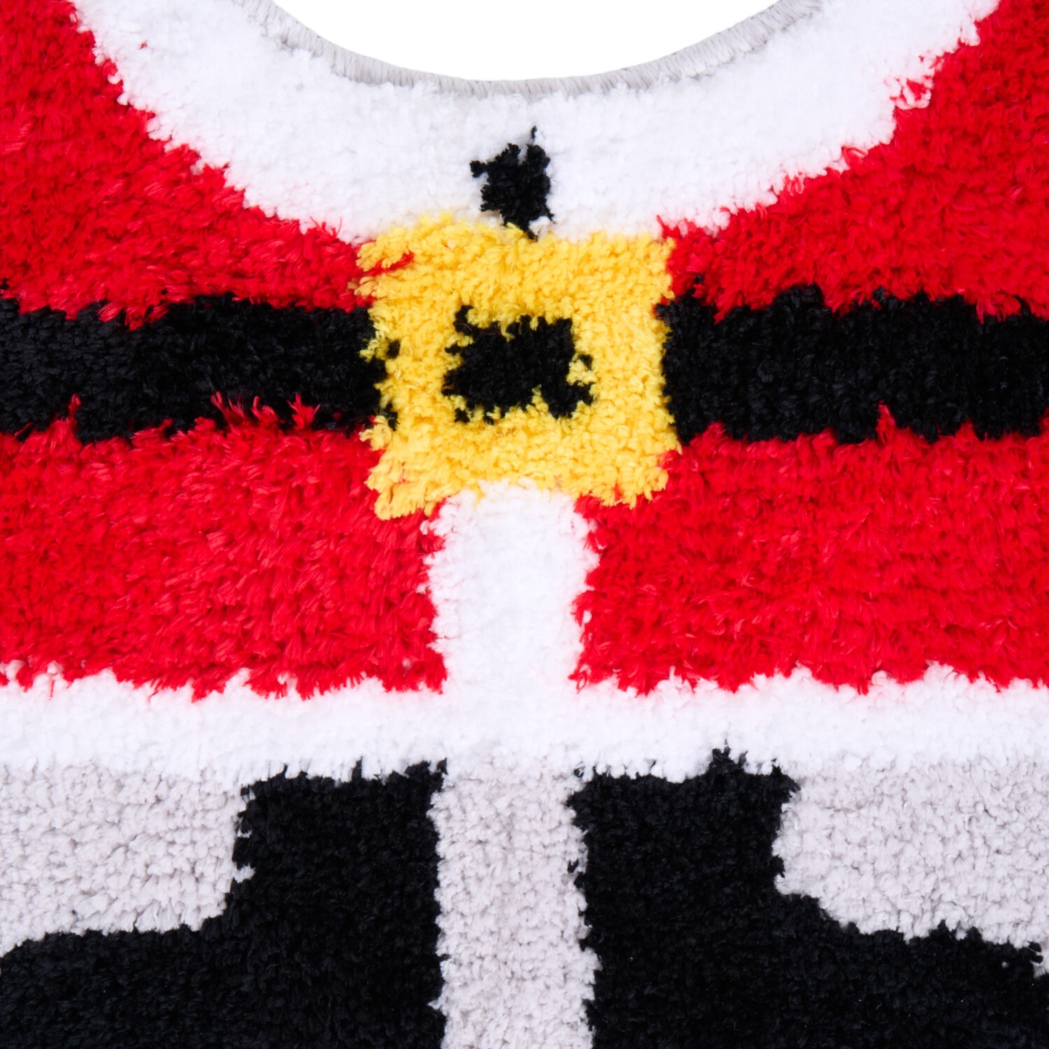 Santa Toilet Seat Cover and Mat Red Image 4