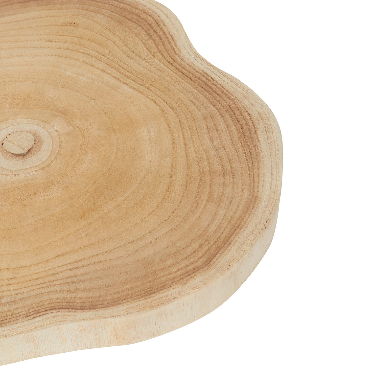 Wooden Slice Centrepiece 42cm Natural Image 4