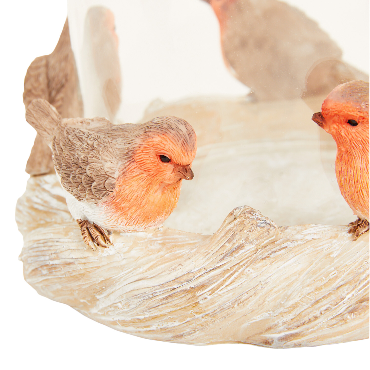 Robin Candle Holder - Brown Image 2