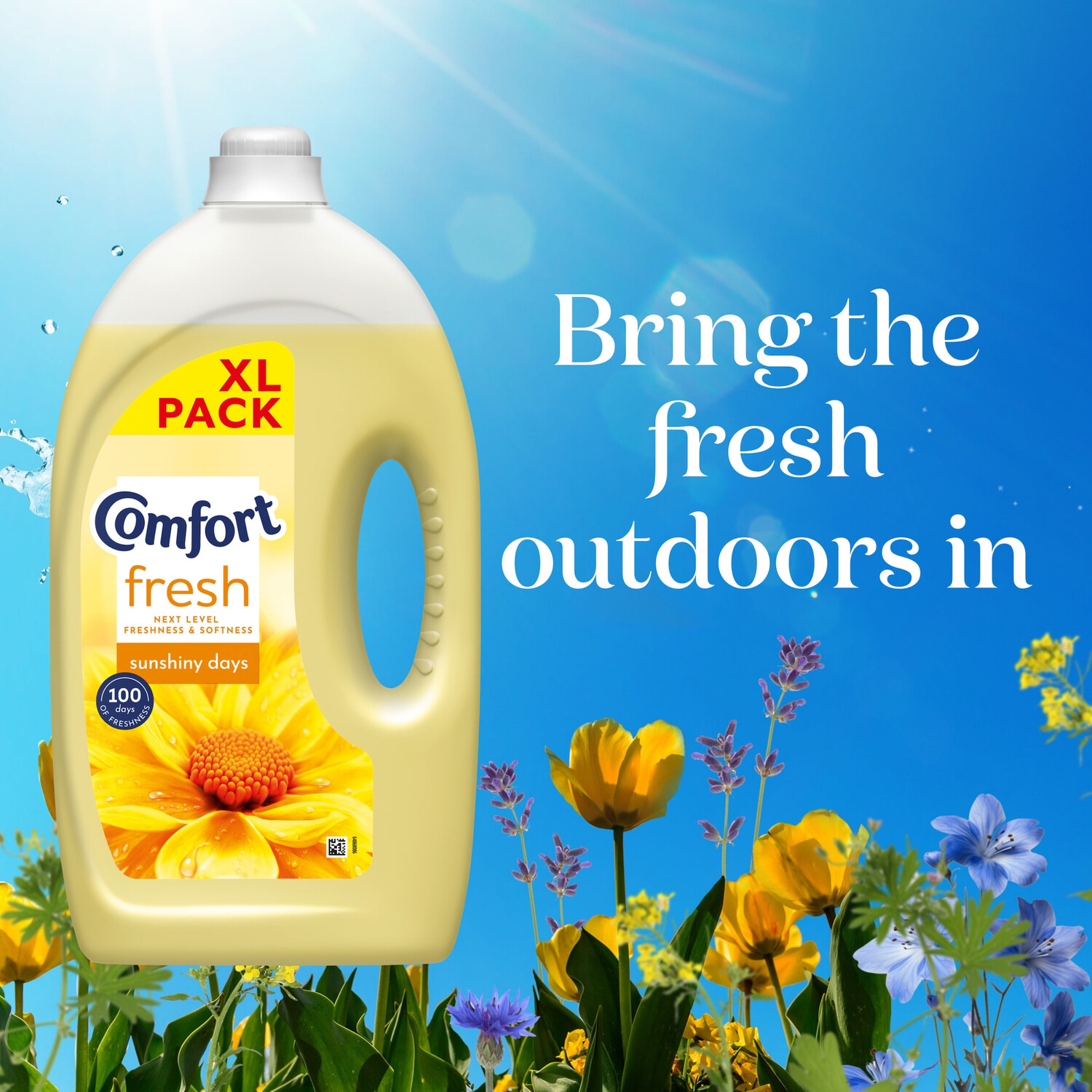 Comfort Fresh Fabric Conditioner Sunshiny Days 80 Image 3