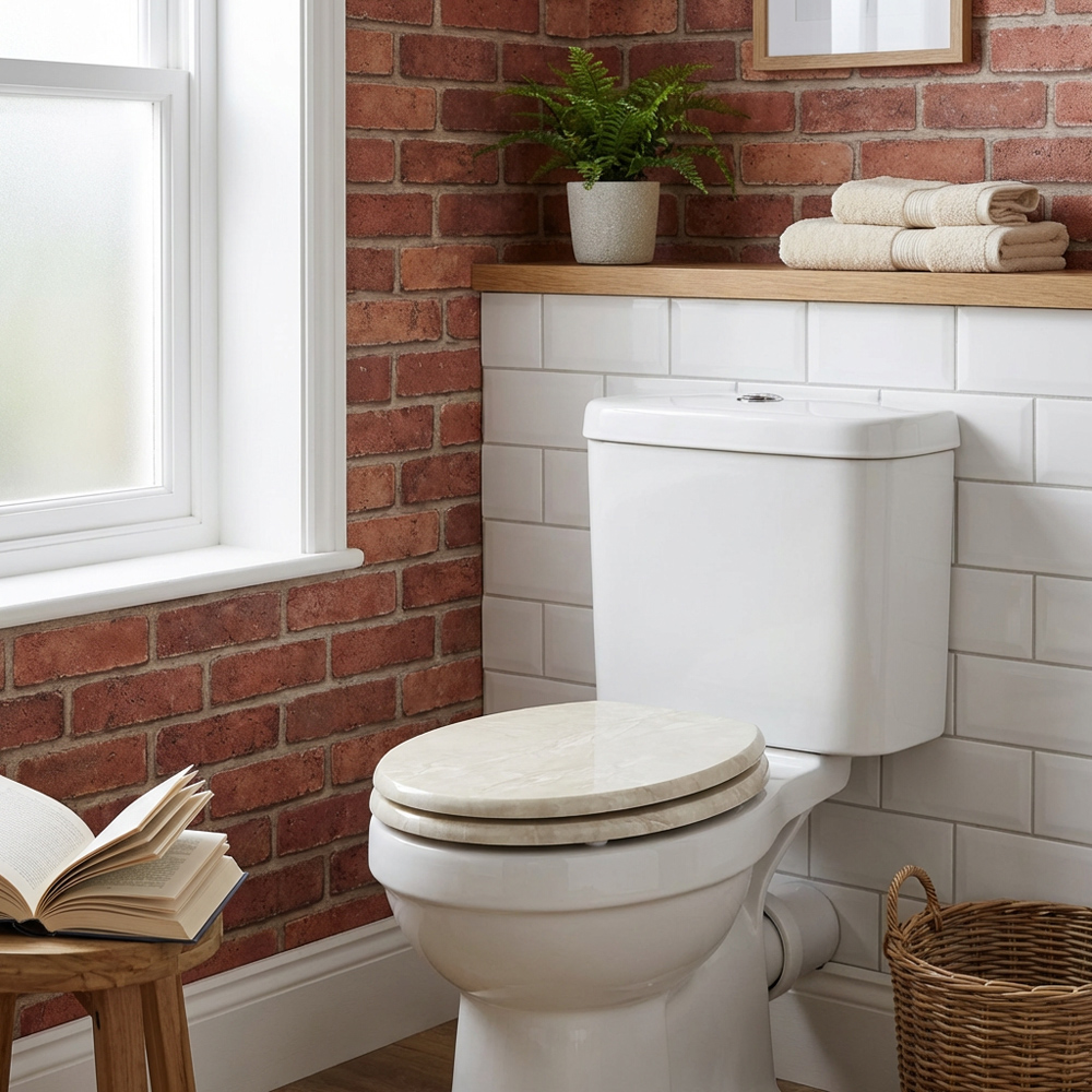 Silver Shadow Toilet Seat - Natural Image 5