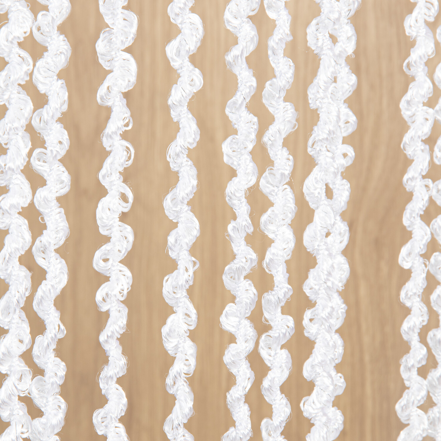Braid String Door Curtain  - White Image 4