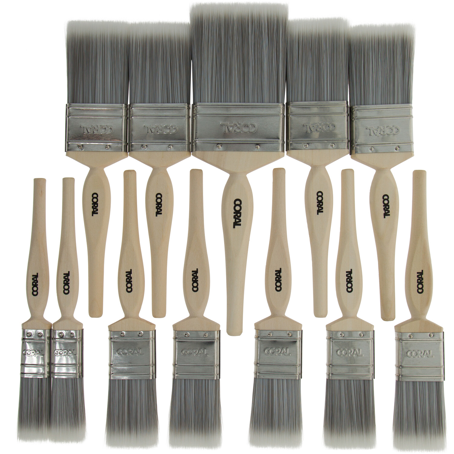 Coral Painters Dozen Paint Brush Set Image 2