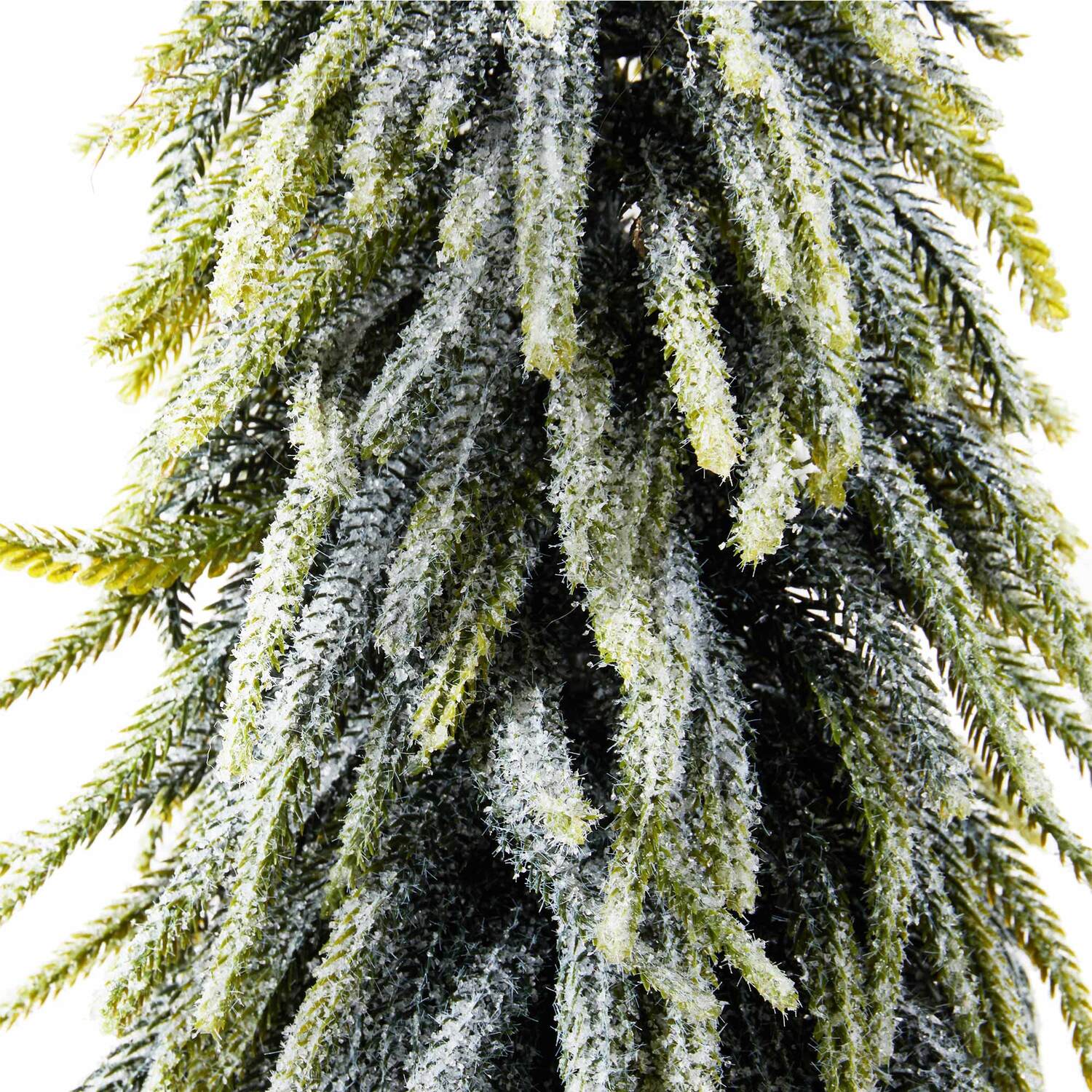 Frosted Downswept Tree - Green Image 2