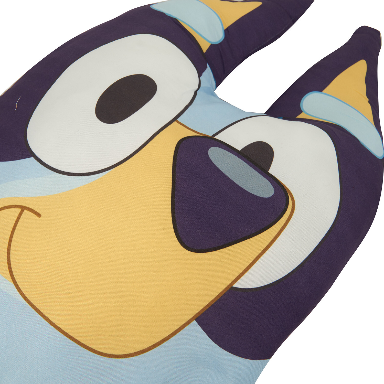 Bluey Smile Shaped Cushion - Blue Image 3