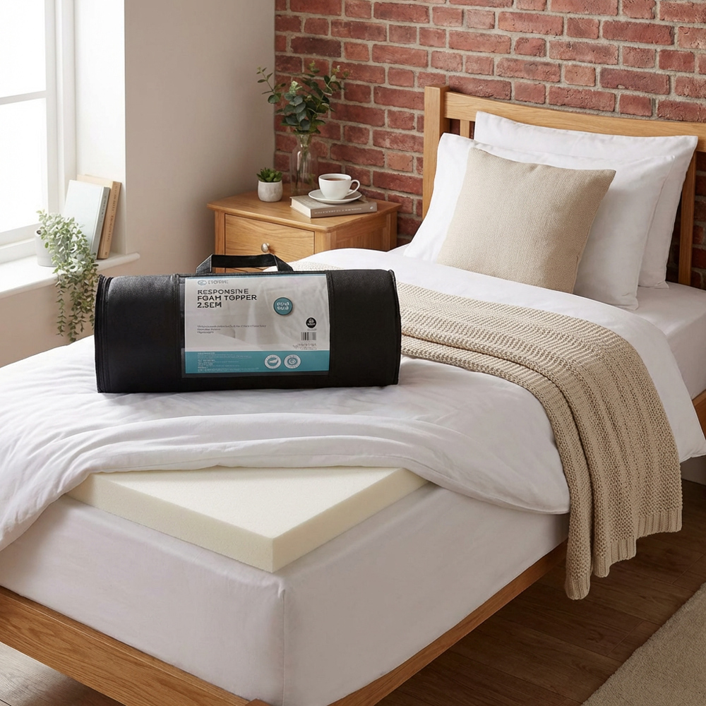 My Home Single Responsive Foam Mattress Topper Image 5