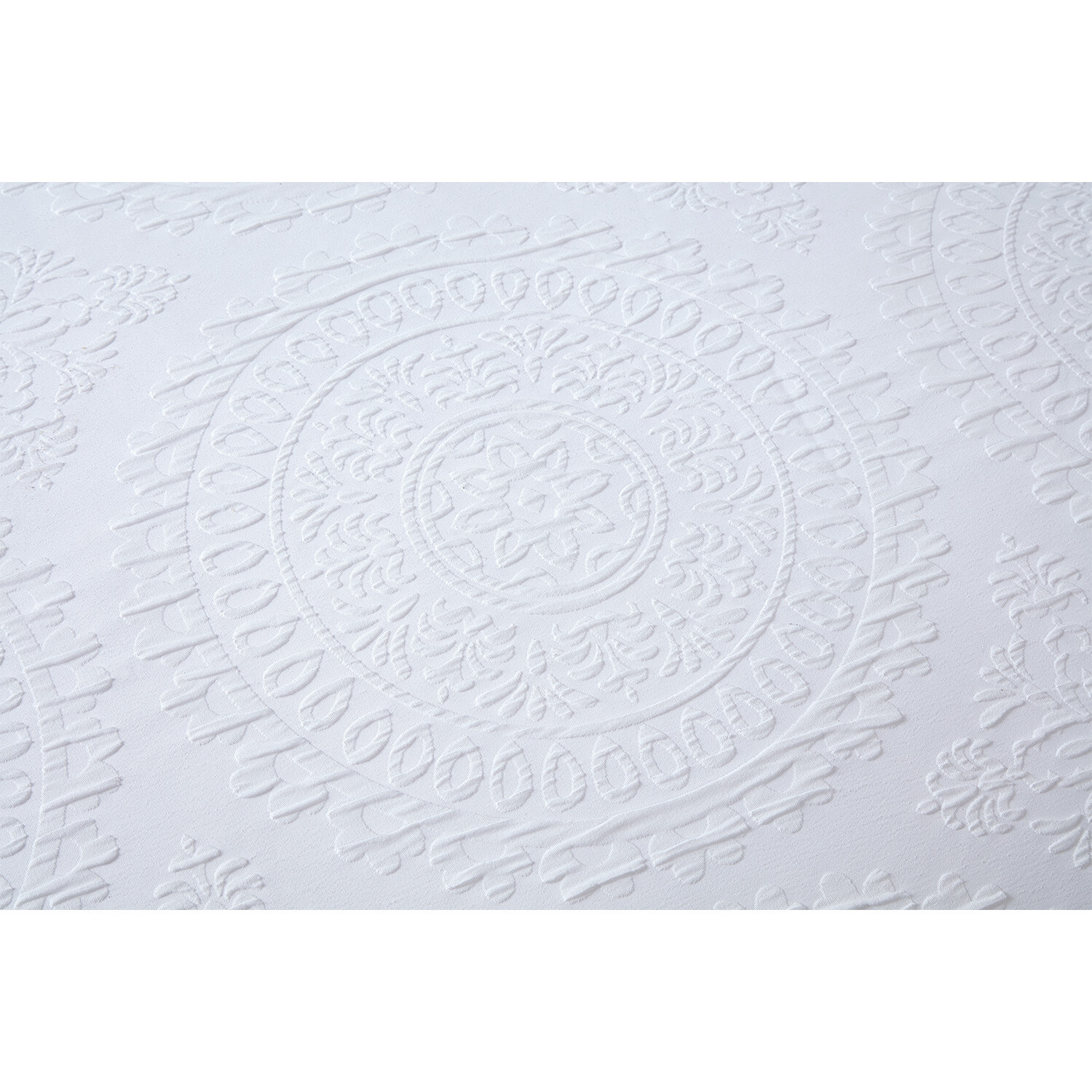 Kingsbridge Duvet Cover and Pillowcase Set - White / Double Image 4