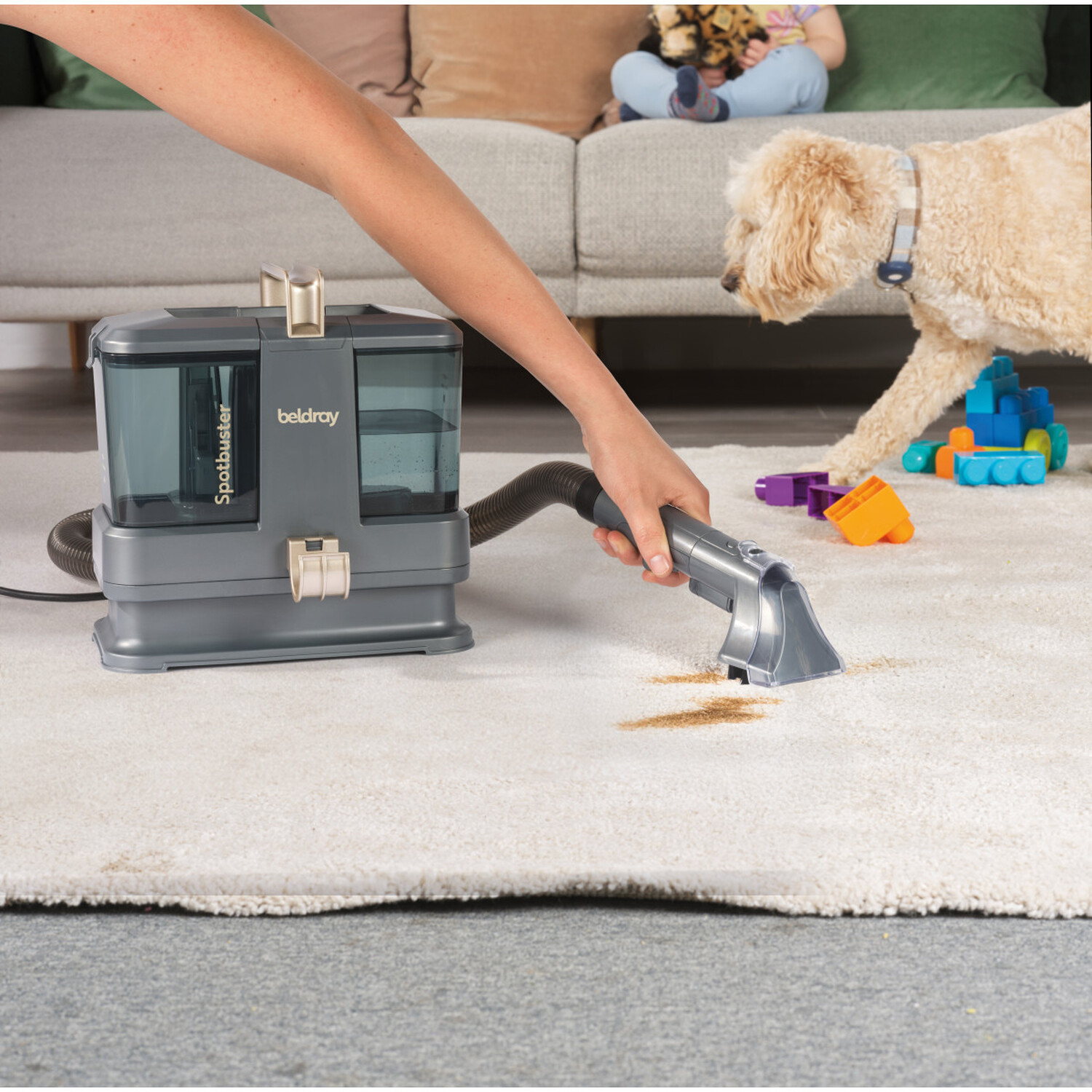 Beldray Compact Spotbuster Grey Image 12