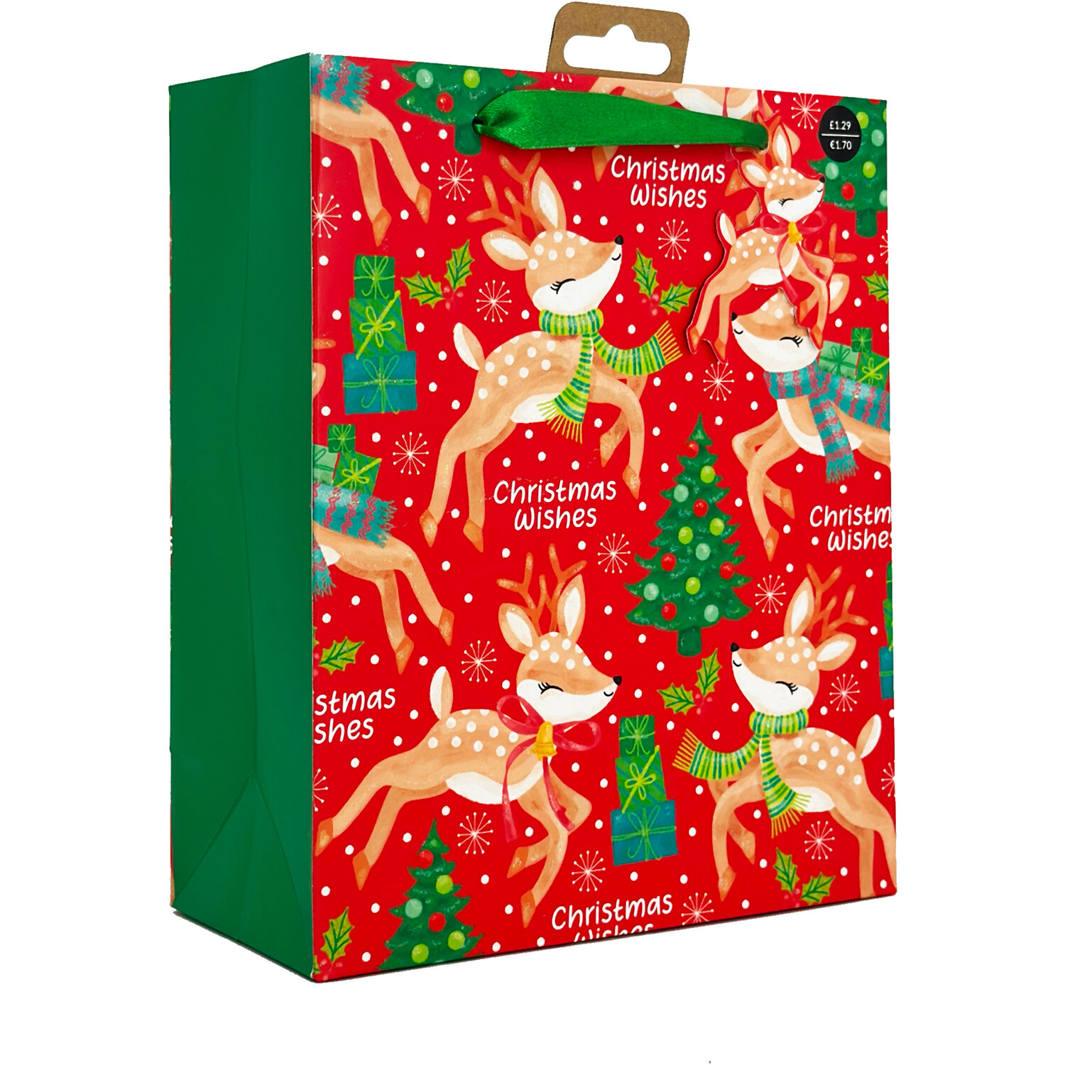 Festive Dinosaur or Reindeer Kids Gift Bag Large Image 7
