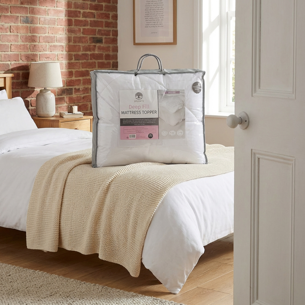 Divante Deep Fill Mattress Topper - White / Single Image 5