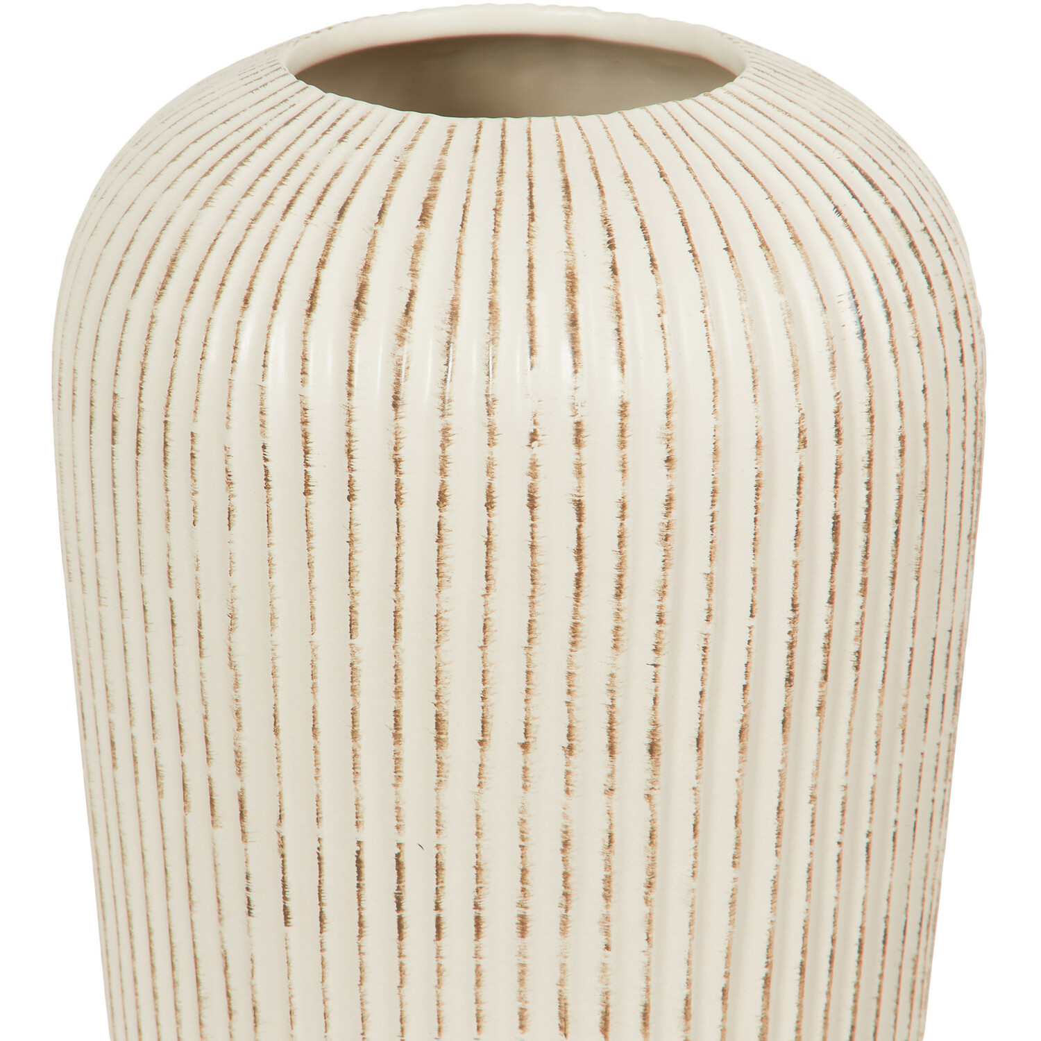 Ava Tall Vase - Cream Image 3