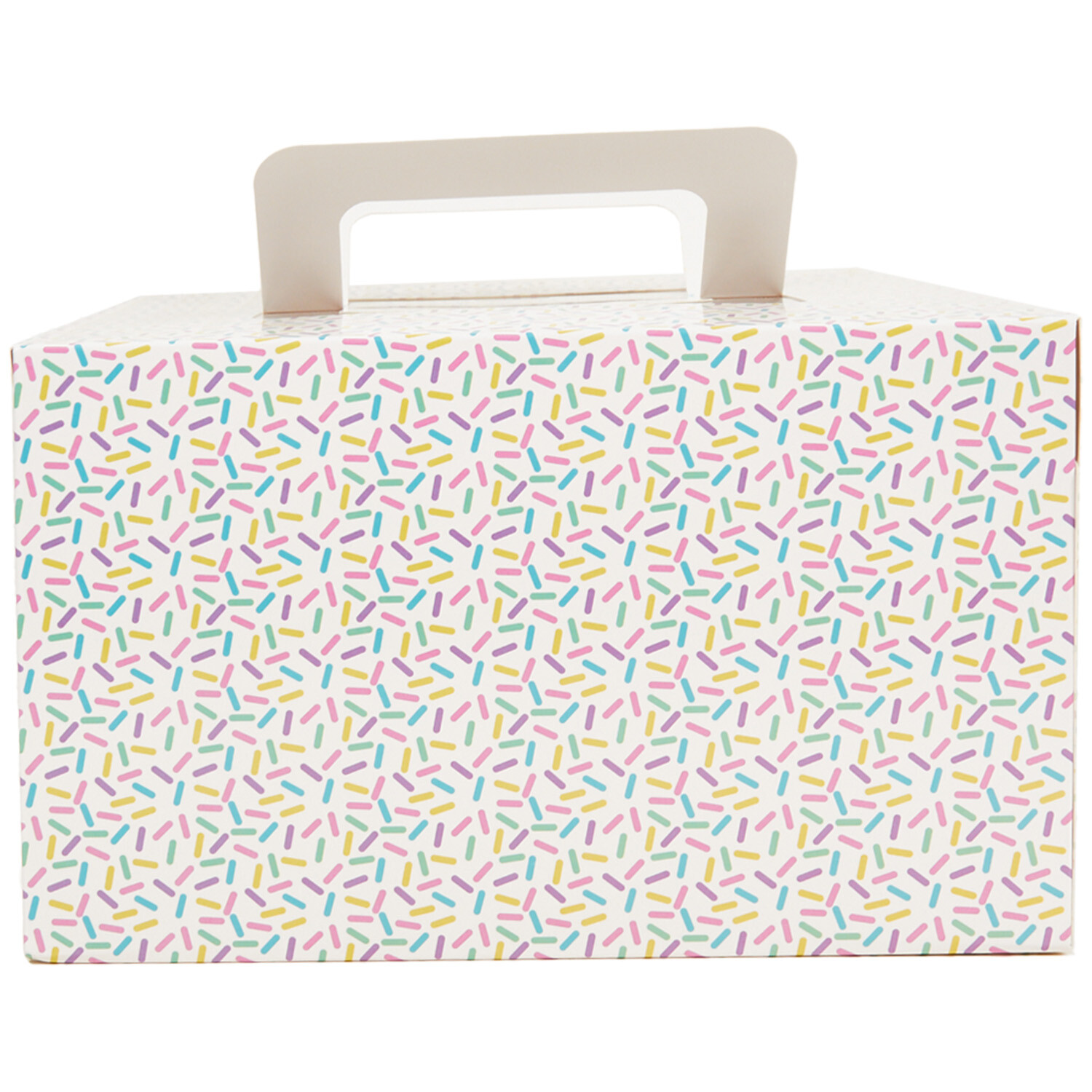 Pack of 2 Sprinkles Cake Box 25cm - Multicolour Image 2