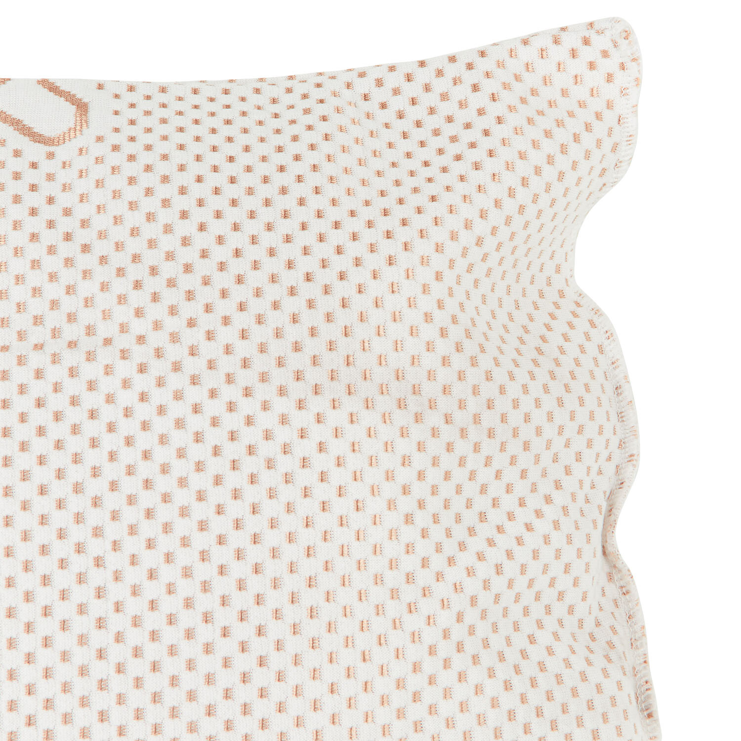 Copper Infused Pillow - White and Copper Image 5