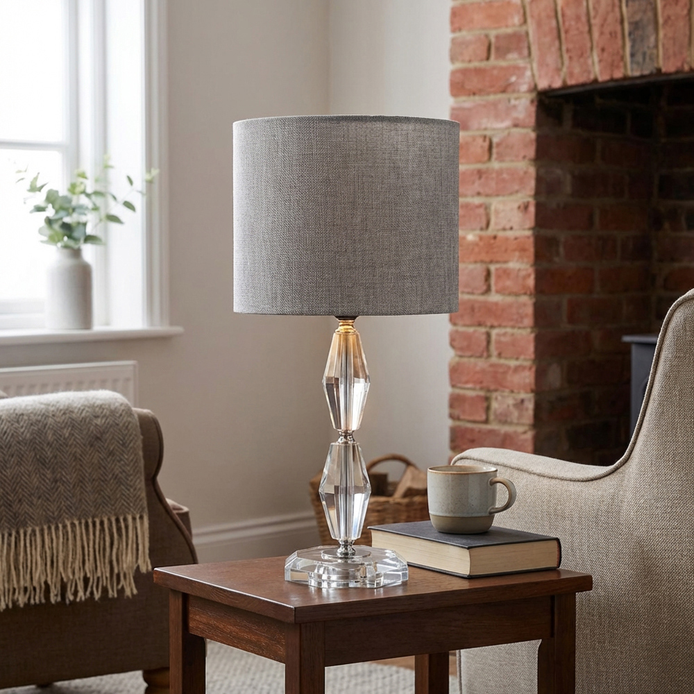 Aria Table Lamp Grey Image 8