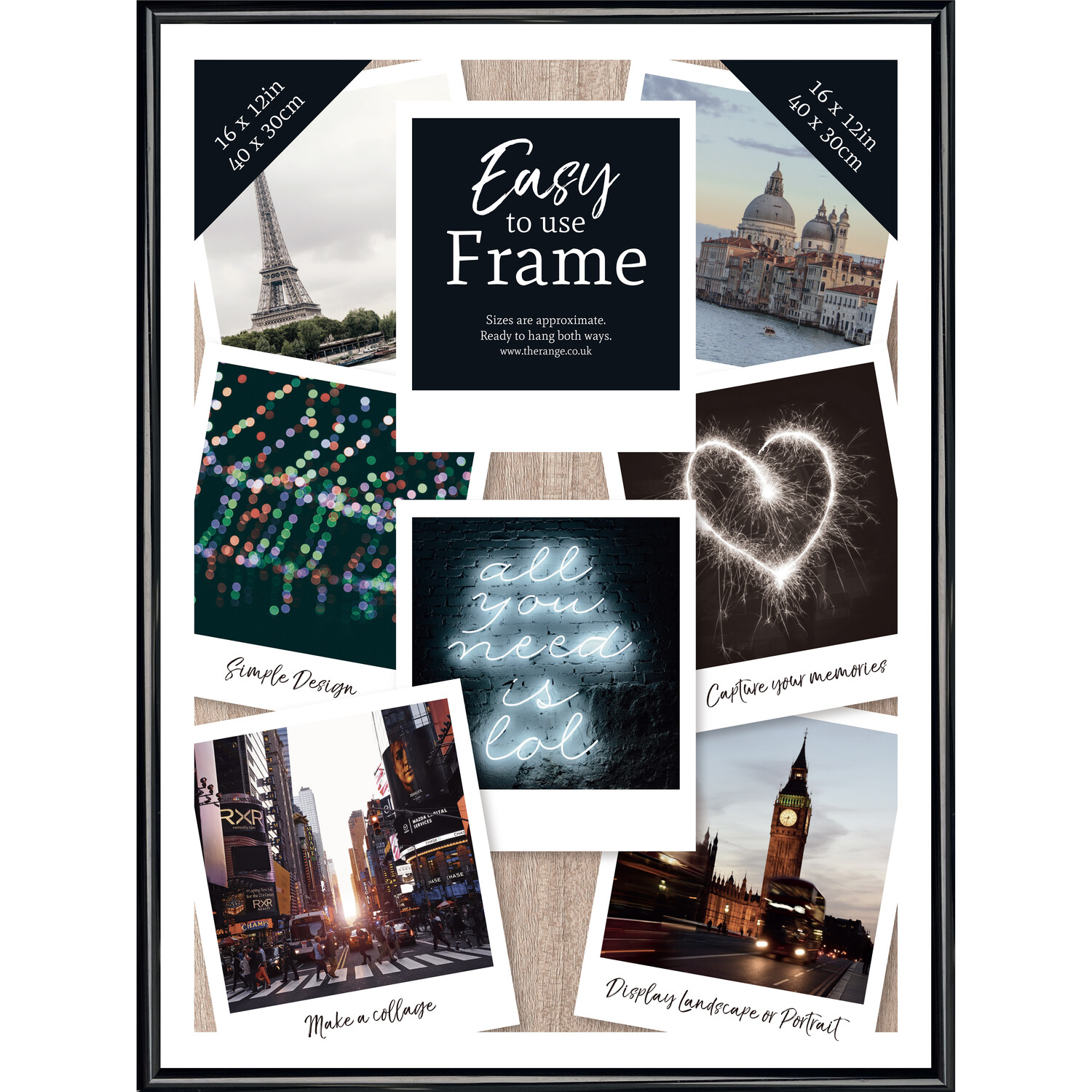 Easy Poster Frame - Black / 16x12in Image 2