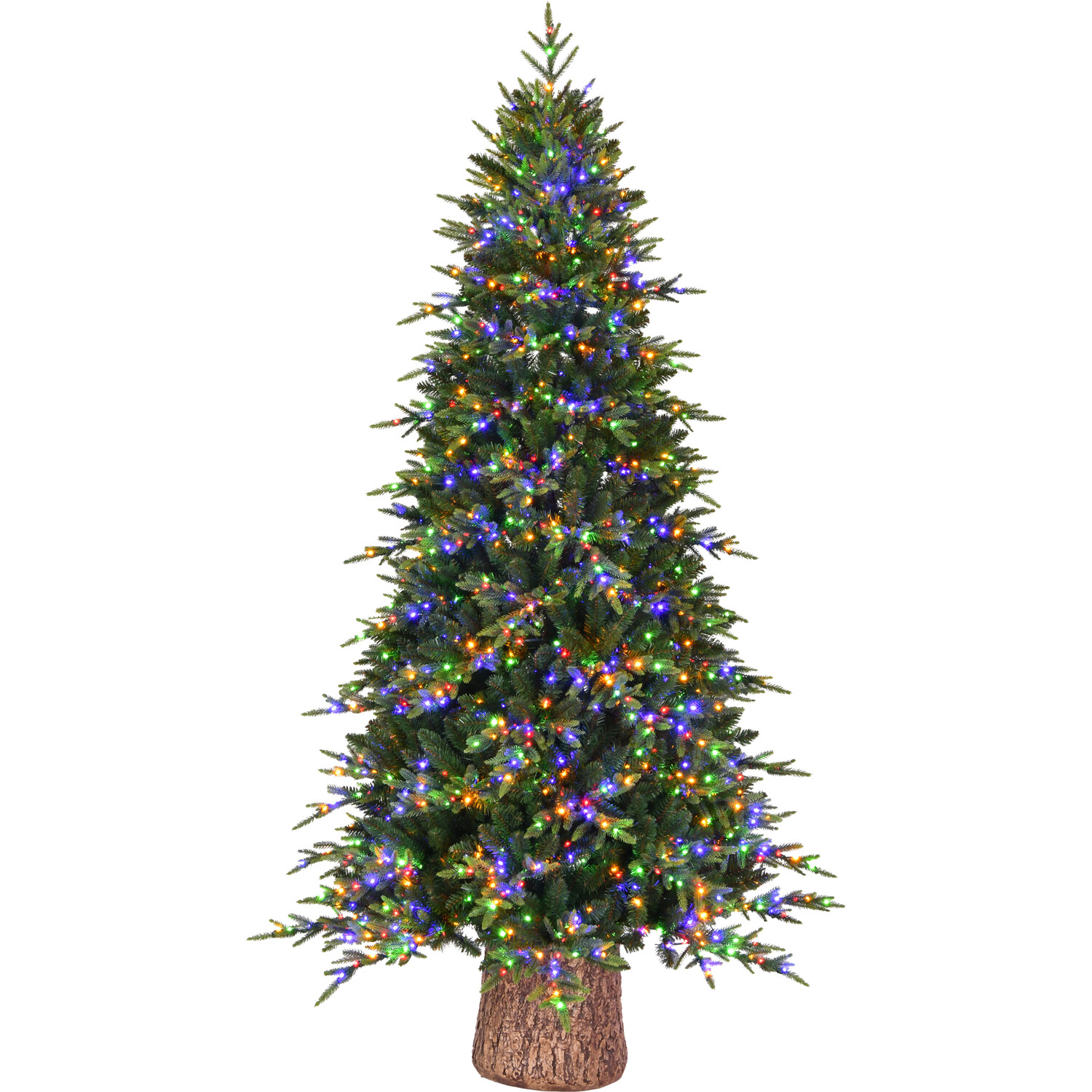 Dynasty Super Pre Lit Fir Tree 7ft - Green Image 7