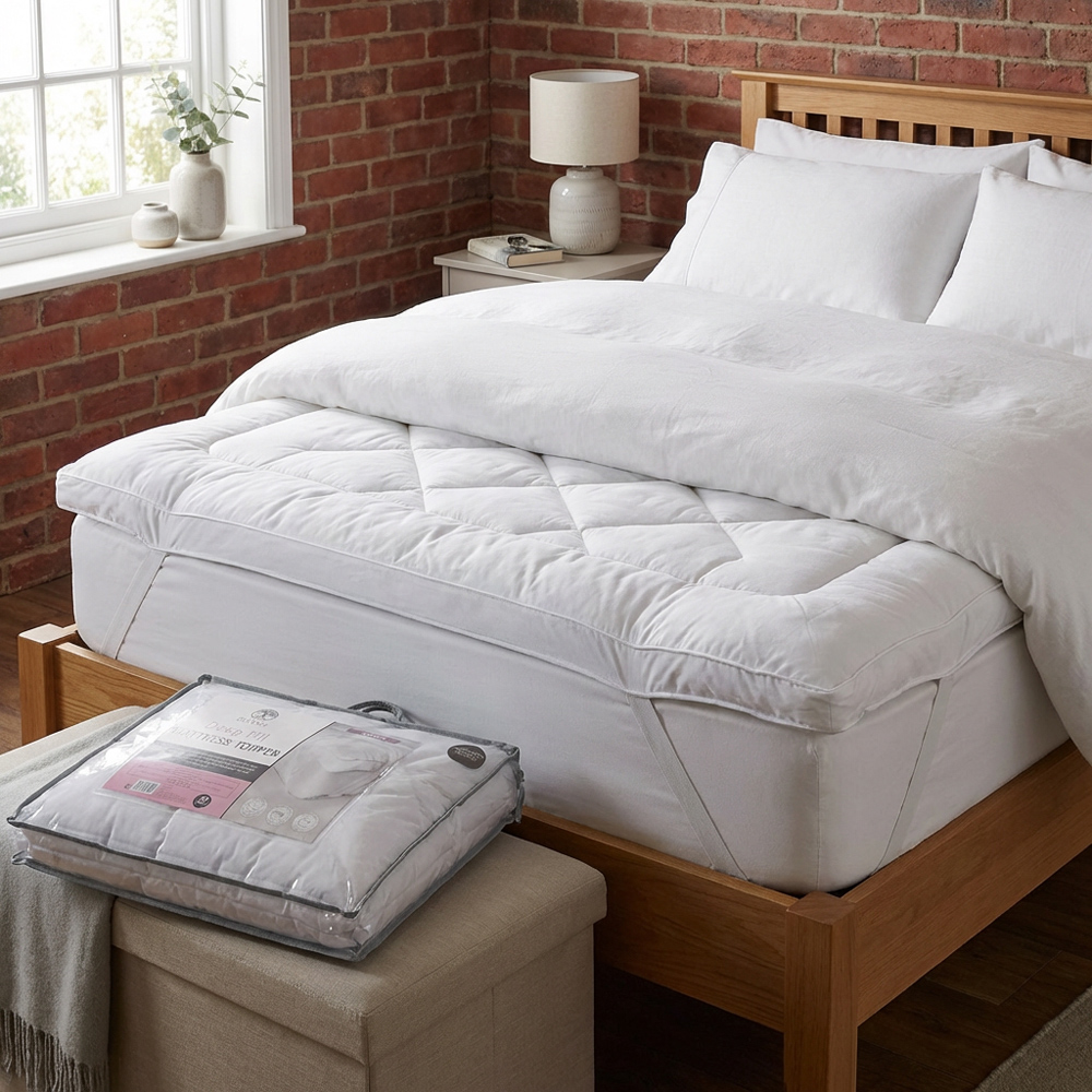Divante Deep Fill Mattress Topper - White / Superking Image 2