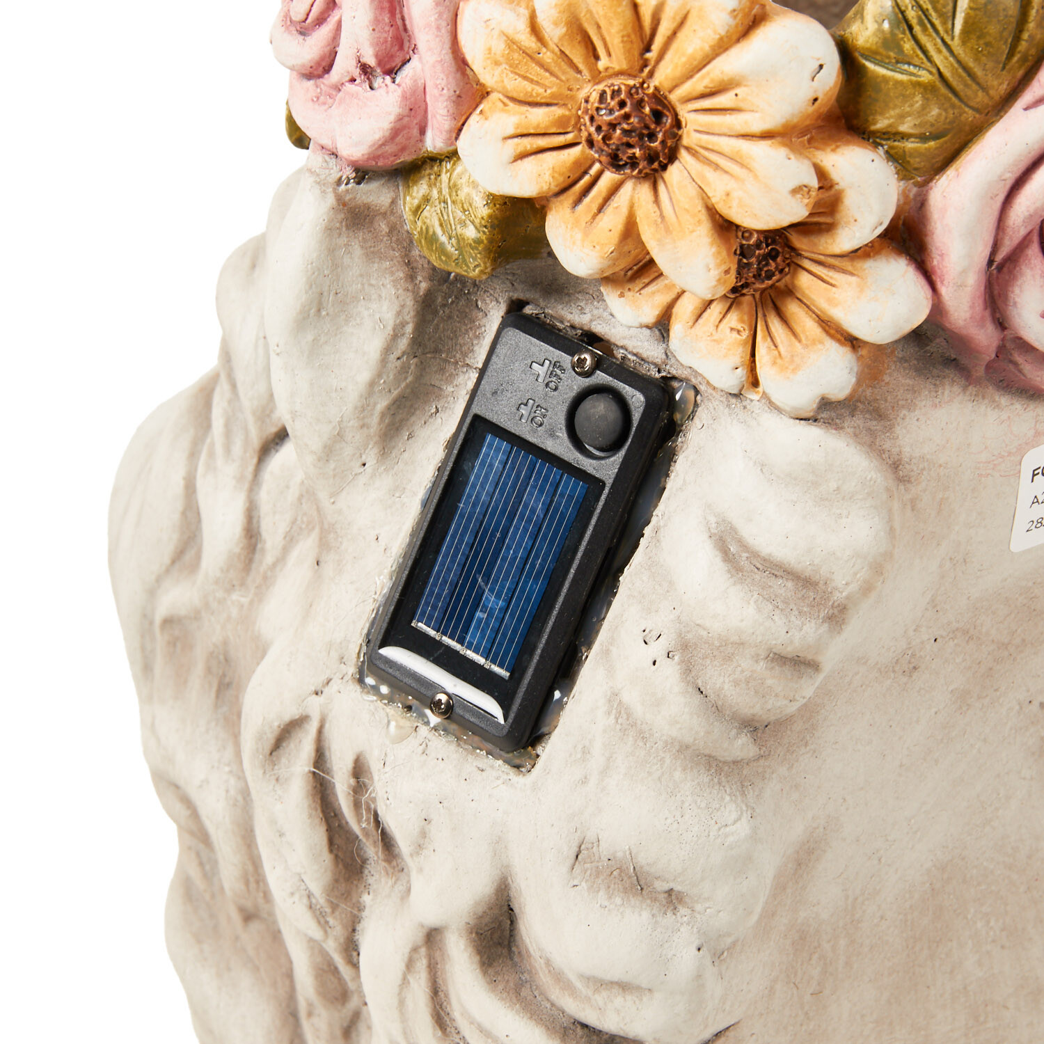 Solar Floral Lion Head Planter - Multicolour Image 4