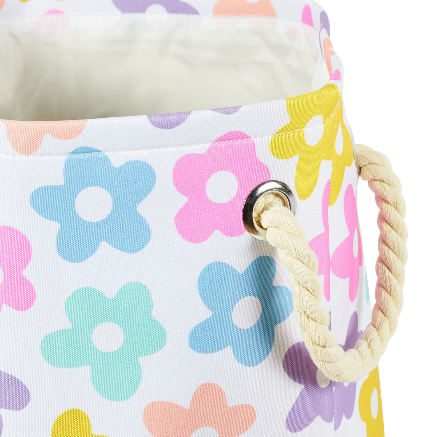 Flower Rope Hamper - Multicolour Image 3