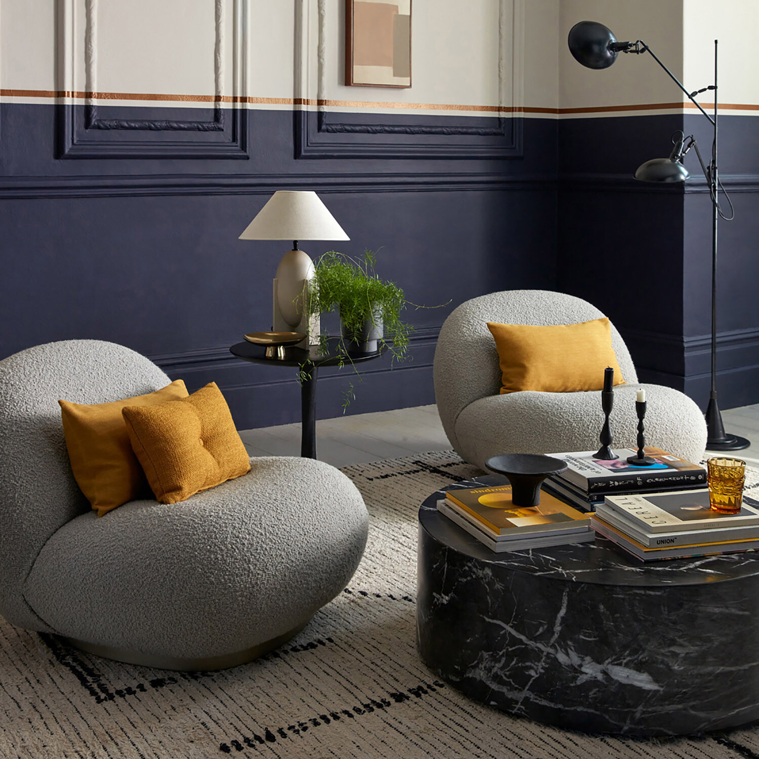 Craig and Rose Eggshell Paint - Lido Blue Image 4